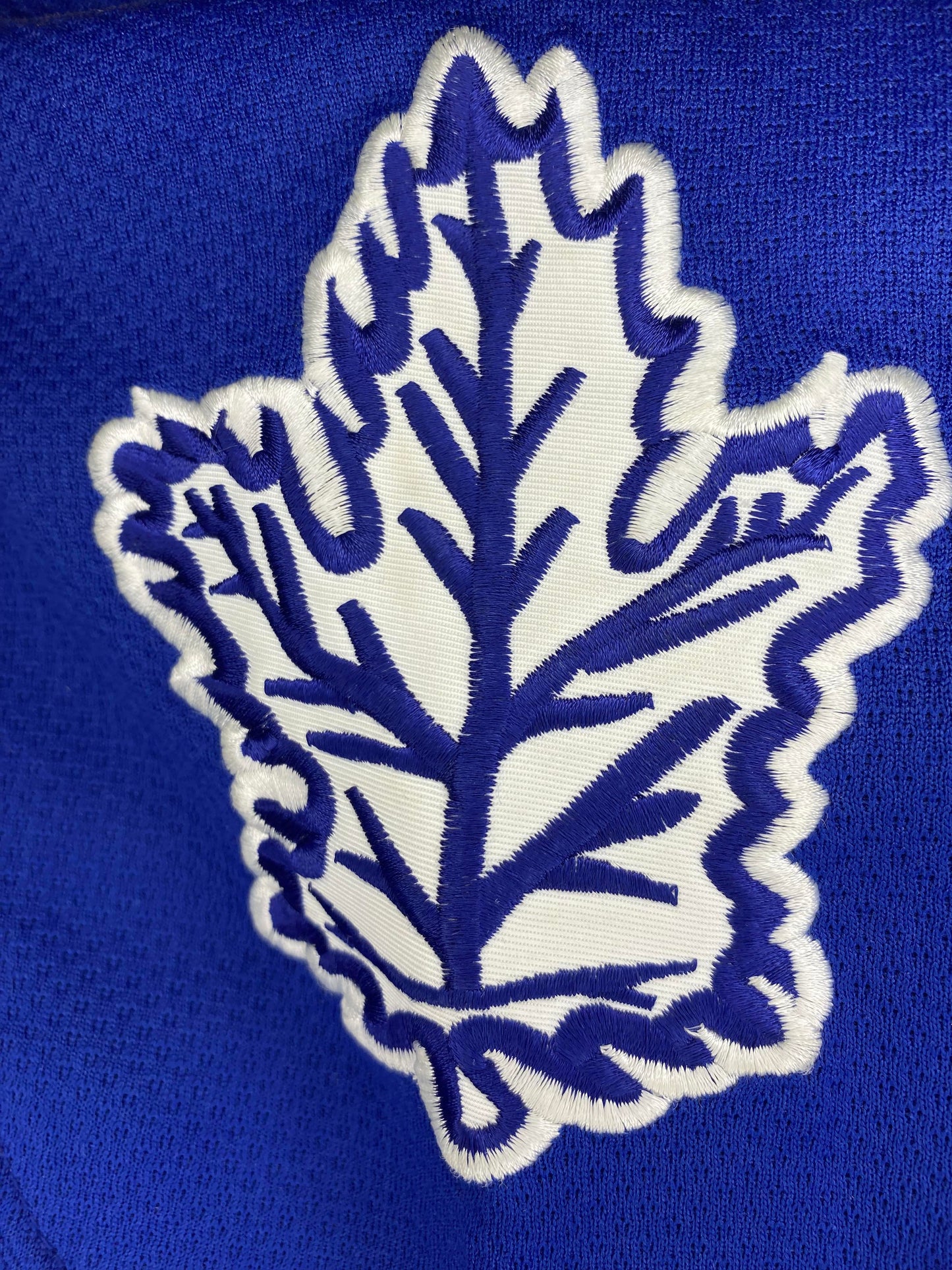 VTG x STARTER x NFL x Toronto Maple Leafs x Blue Long Sleeve Hockey Jersey - XL