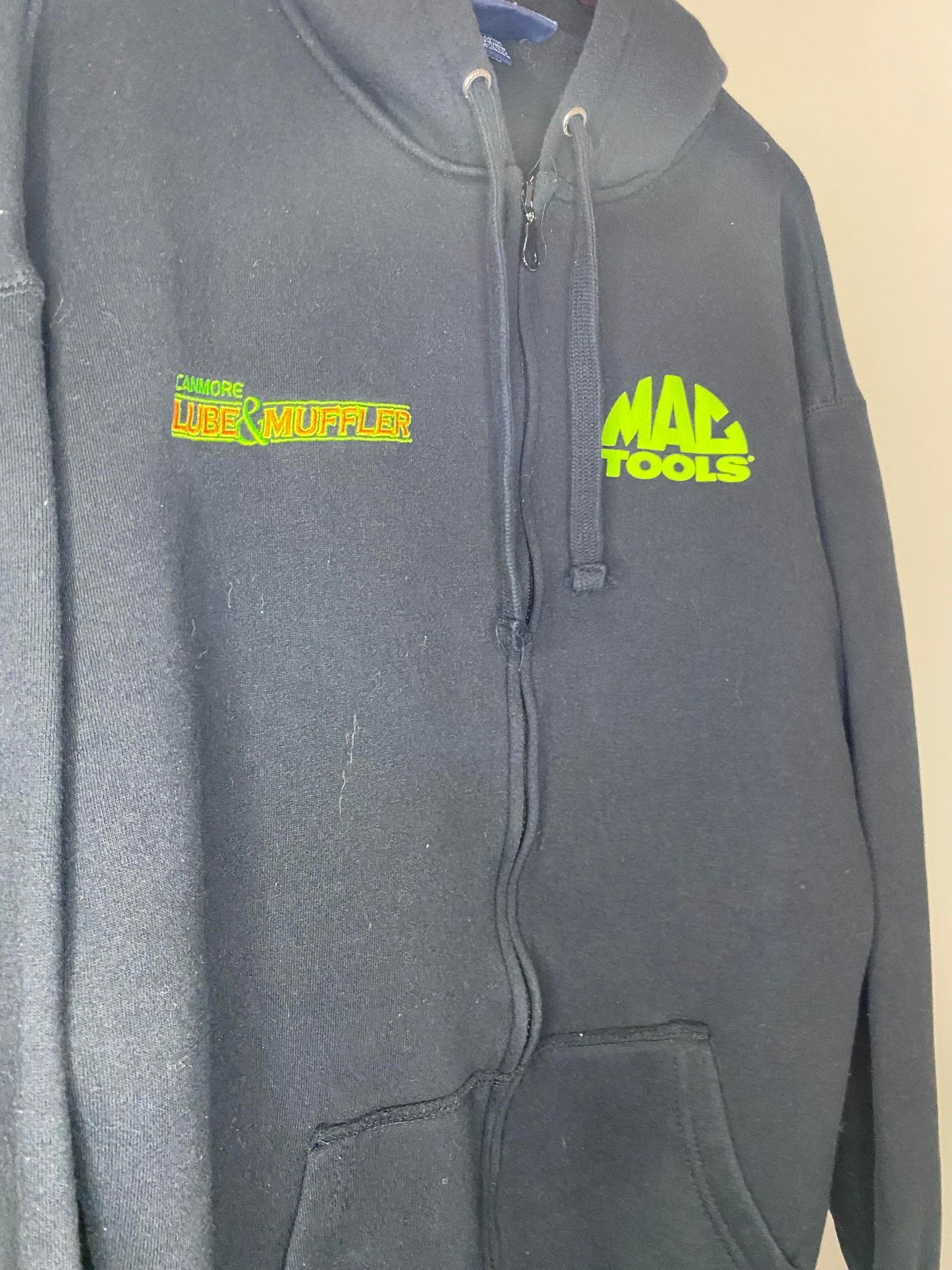 Mac Tools x J-America x Canmore Lube & Muffler Black Zip Up Hoodie - XL