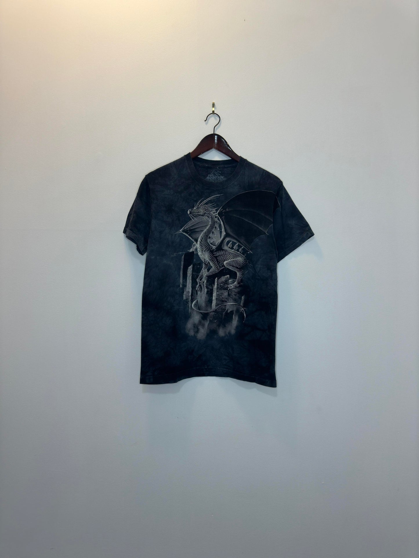 Y2K x The Mountain x Silver Dragon x Navy Tie-dye Graphic Tee - S