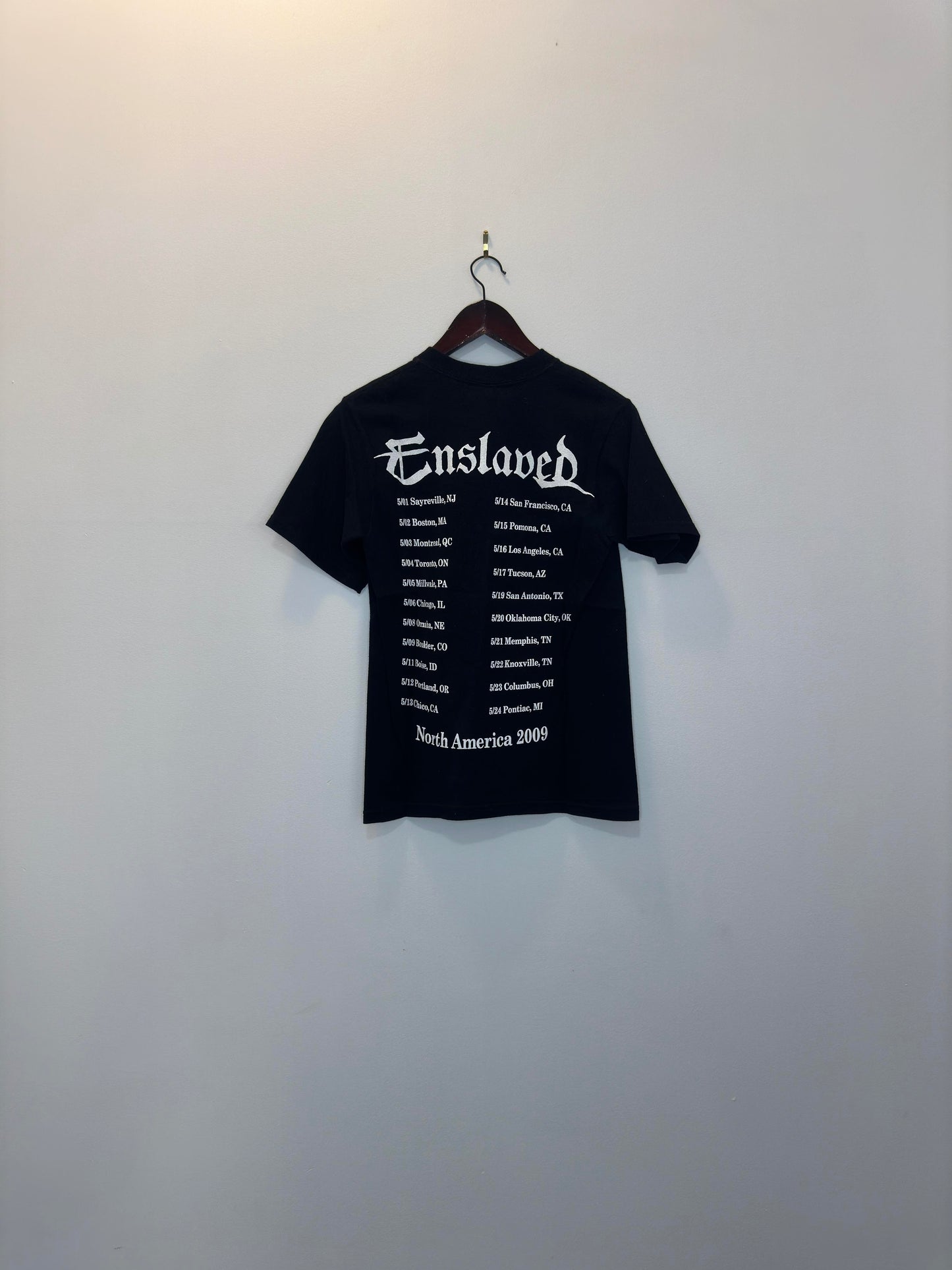 Y2K x ANVIL x Enslaved x Vertebrae x Black Graphic Tee - S