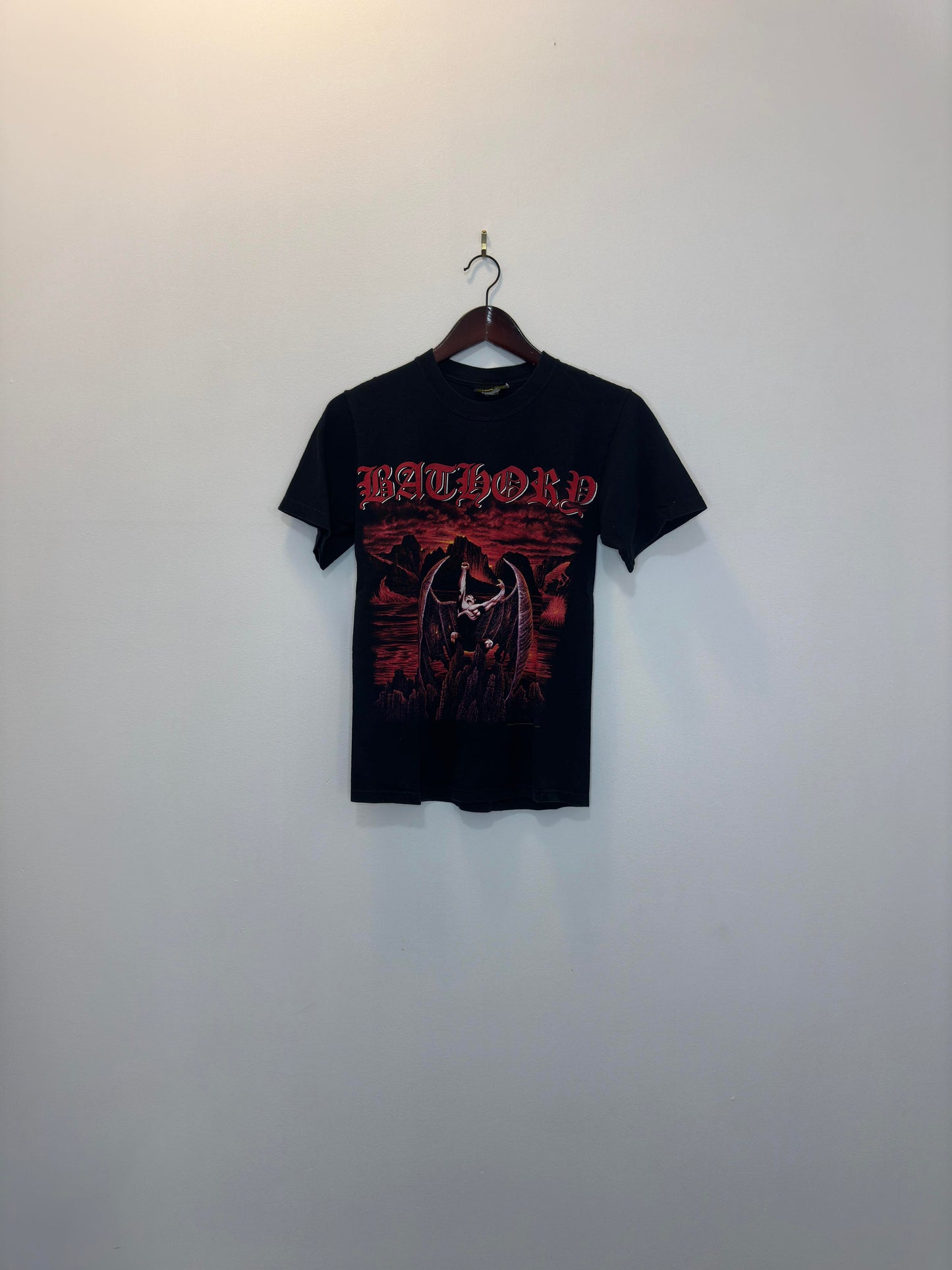 Y2K x The Catacombs x Bathory x In Memory of Quorthon x Black Graphic Band Tee - S (Cut Tag)