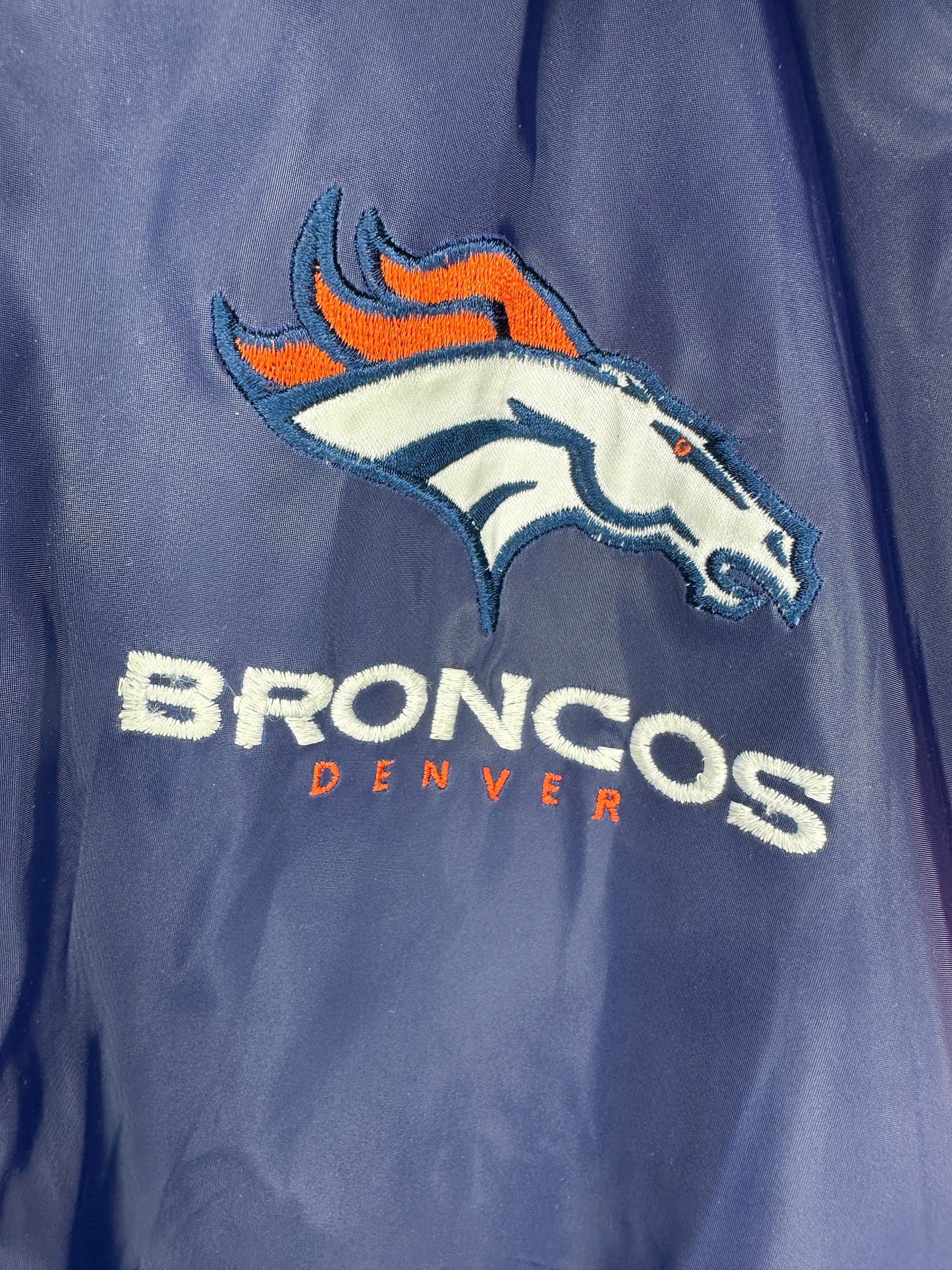 NFL x Denver BRONCOS x Blue/Orange Full Zip Insulated Jacket - L