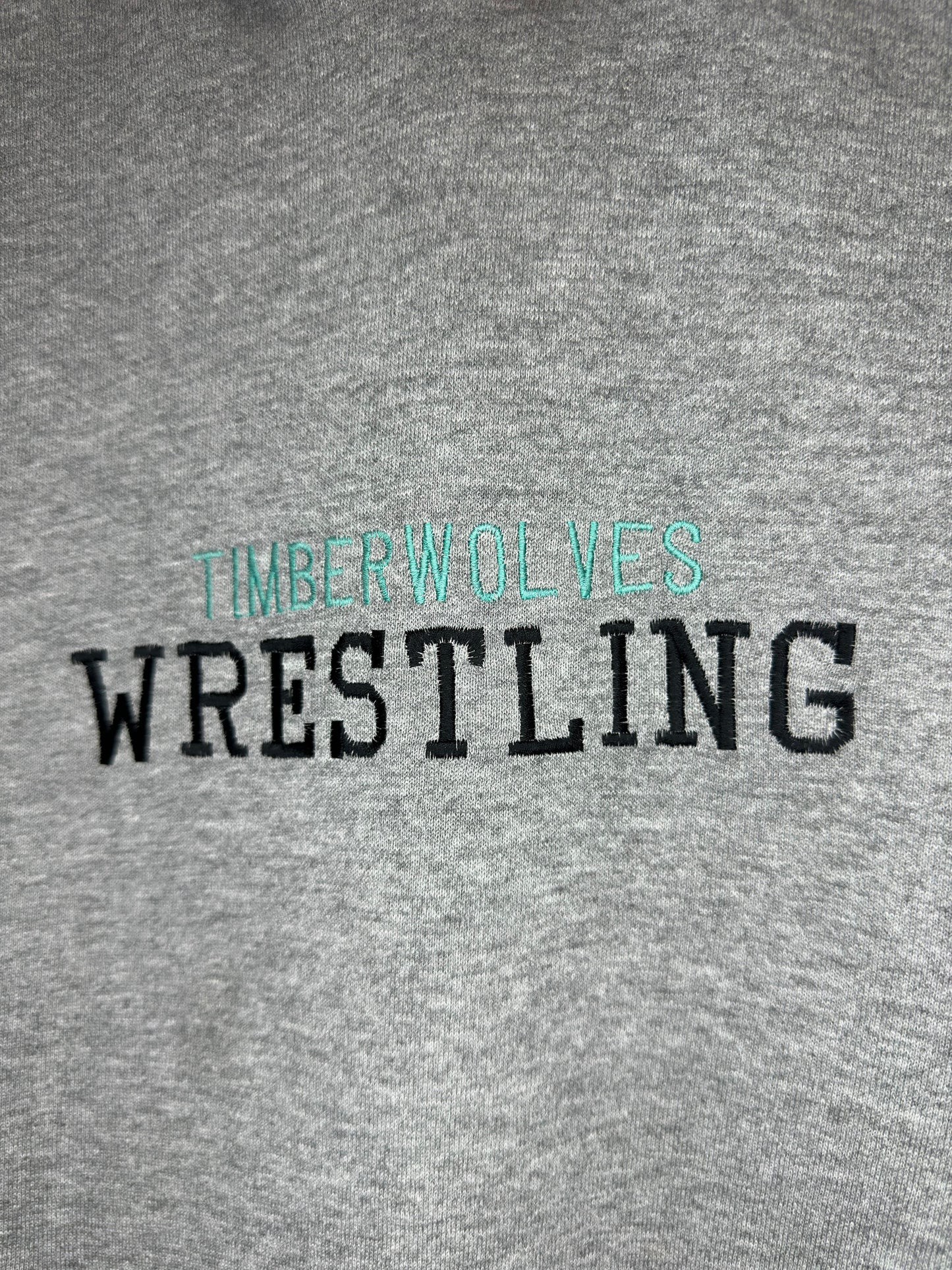 Y2K x Russell Athletics x Timberwolves WRESTLING x Grey Essential Pullover Hoodie - L