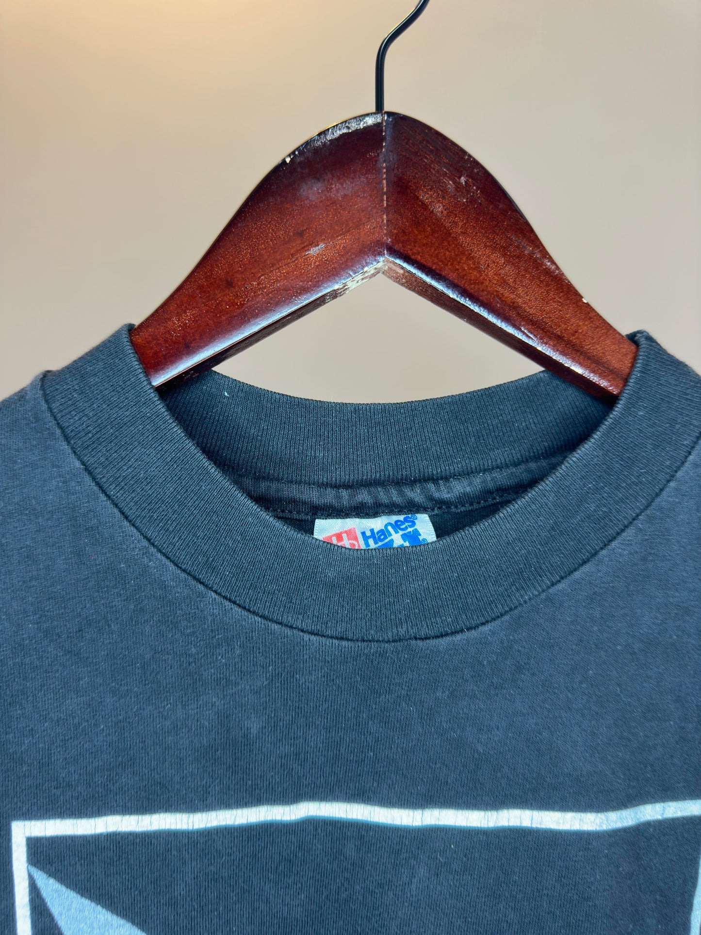 VTG x HANES x Chris's Stuff x Black Single Stitched "Life is a Cabernet" Graphic Tee - L