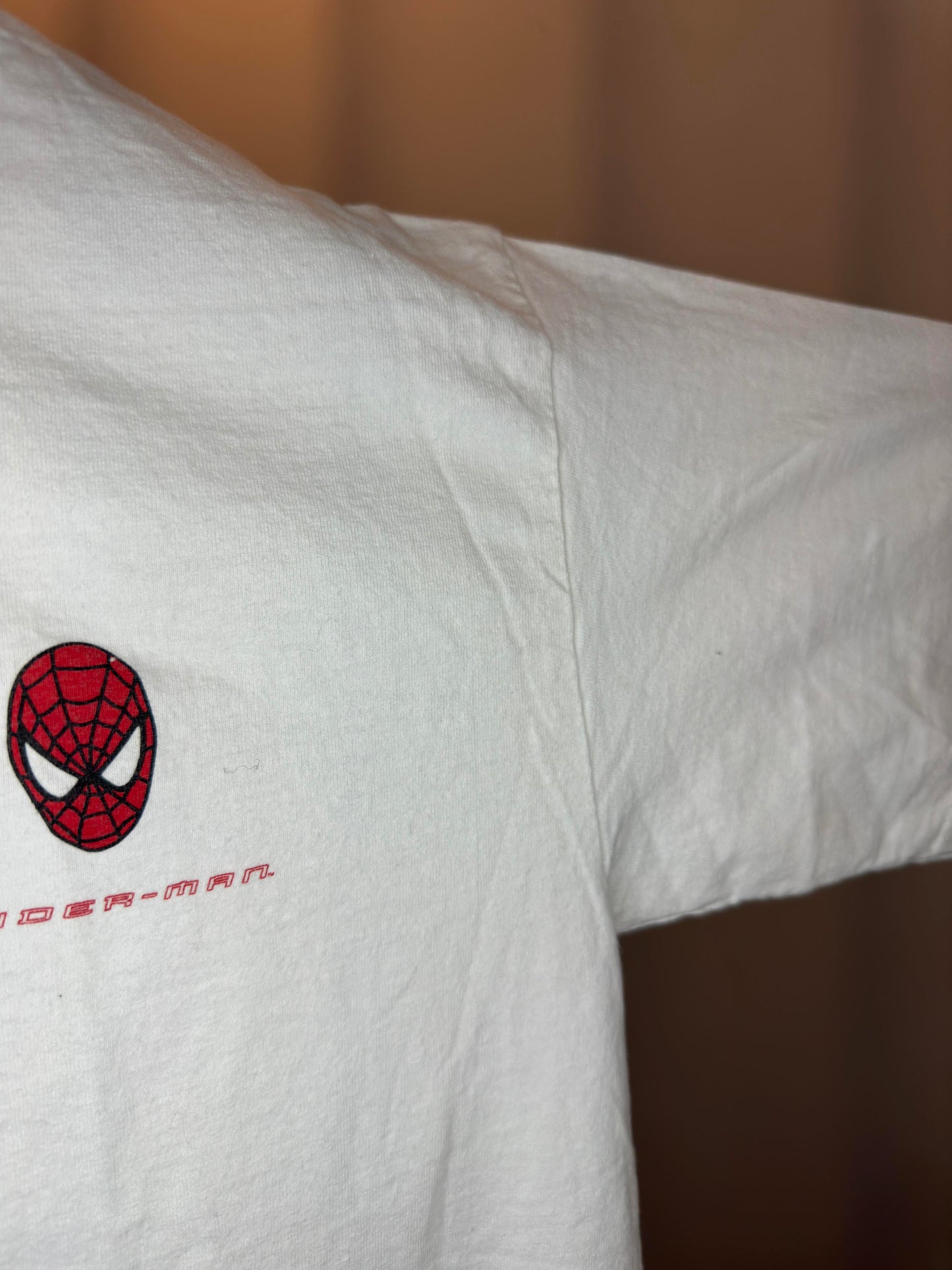 VTG x MARVEL x Future Shop x Spiderman 02' Promo White Tee - L