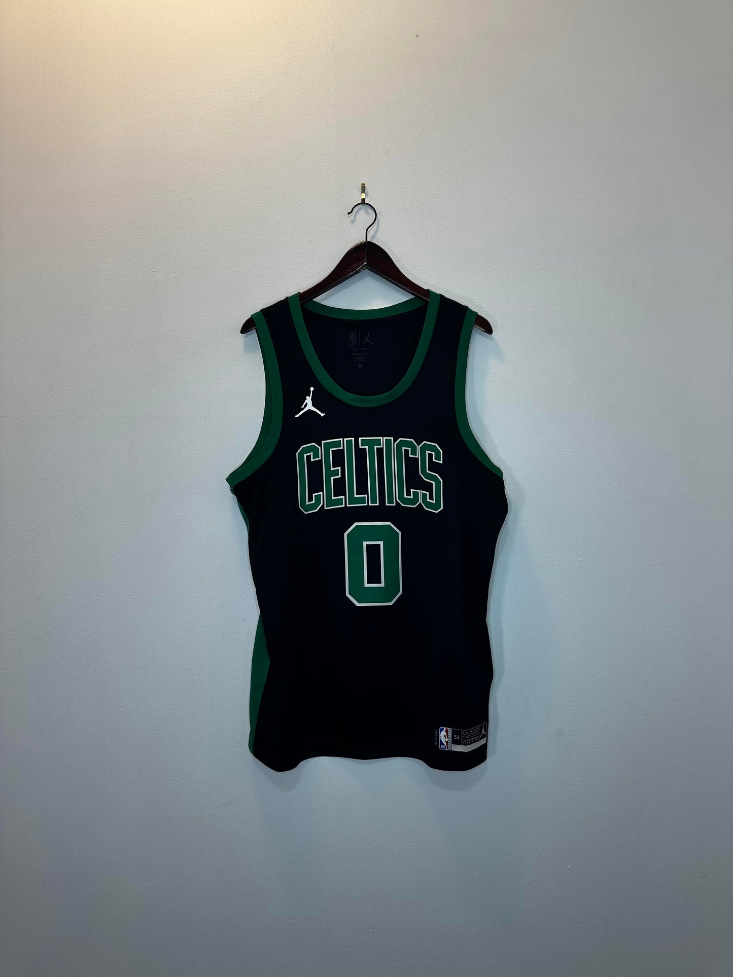 JORDAN x NBA x Boston CELTICS x Jason Tatum Black/Green Basketball Jersey - XL