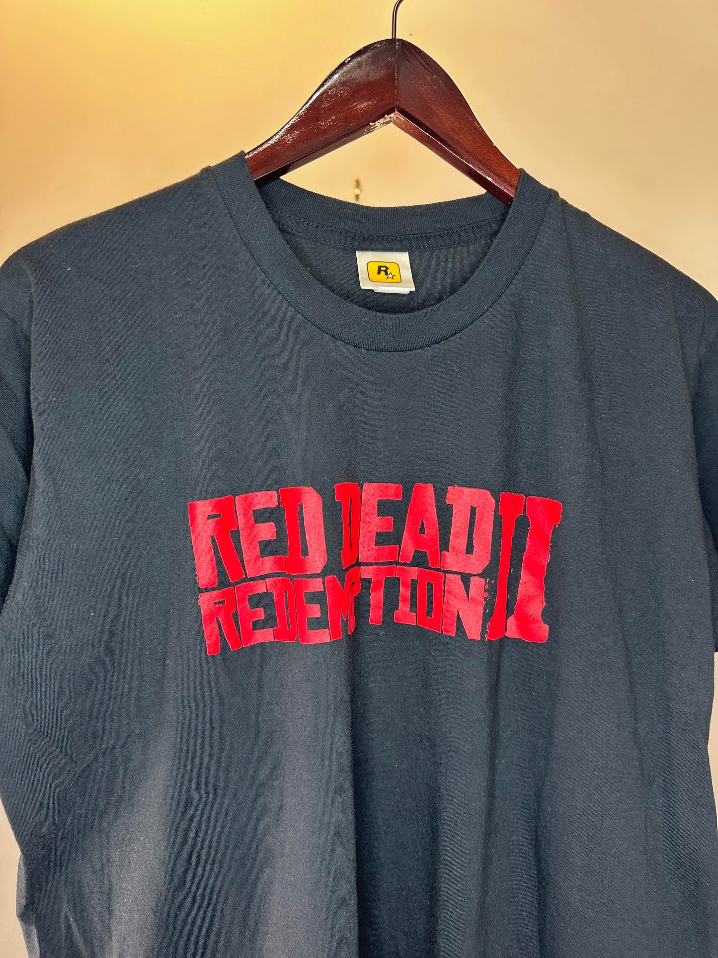 Y2K x ROCKSTAR x Red Dead Redemption 2 x Black Graphic Promo Tee - L