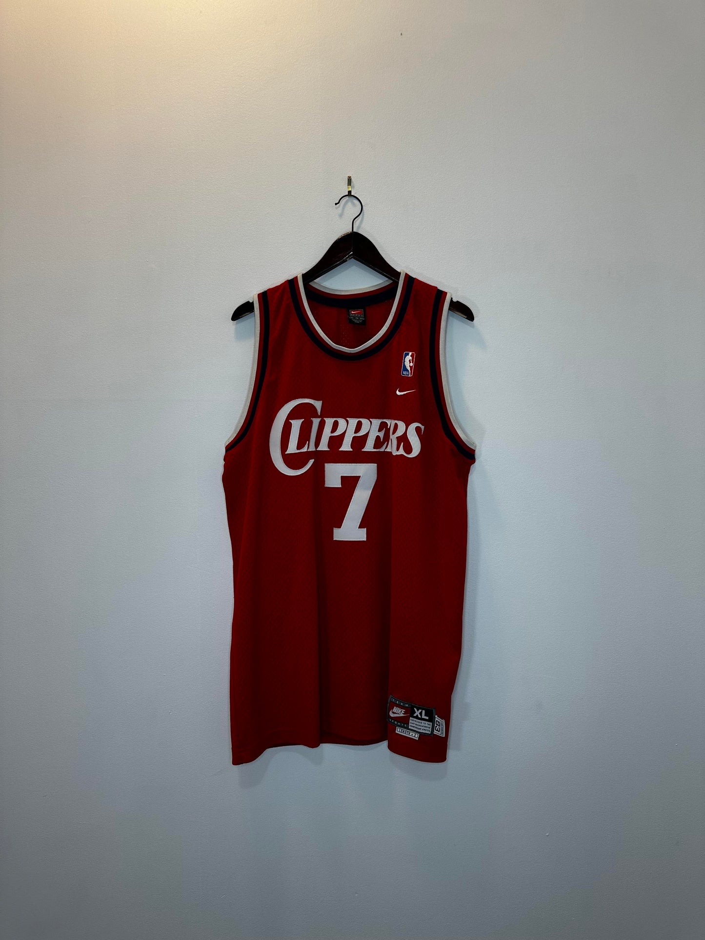 Y2K x Team NIKE x NBA x Los Angeles CLIPPERS x Lamar ODOM Red Short Sleeve Basketball Jersey - XL