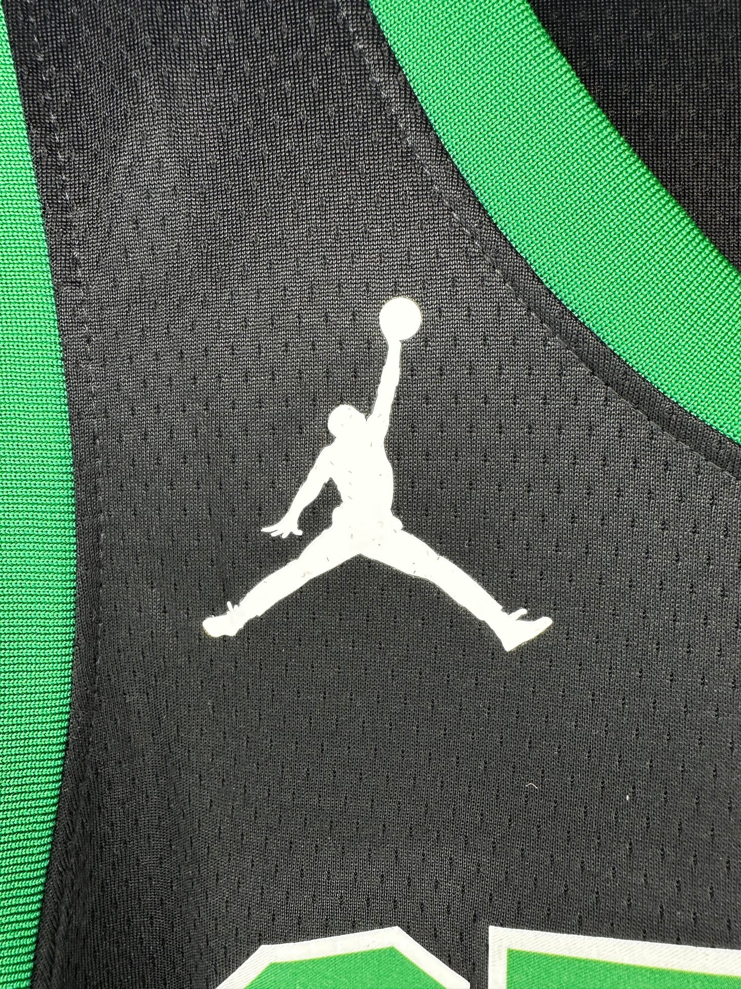 JORDAN x NBA x Boston CELTICS x Jason Tatum Black/Green Basketball Jersey - XL