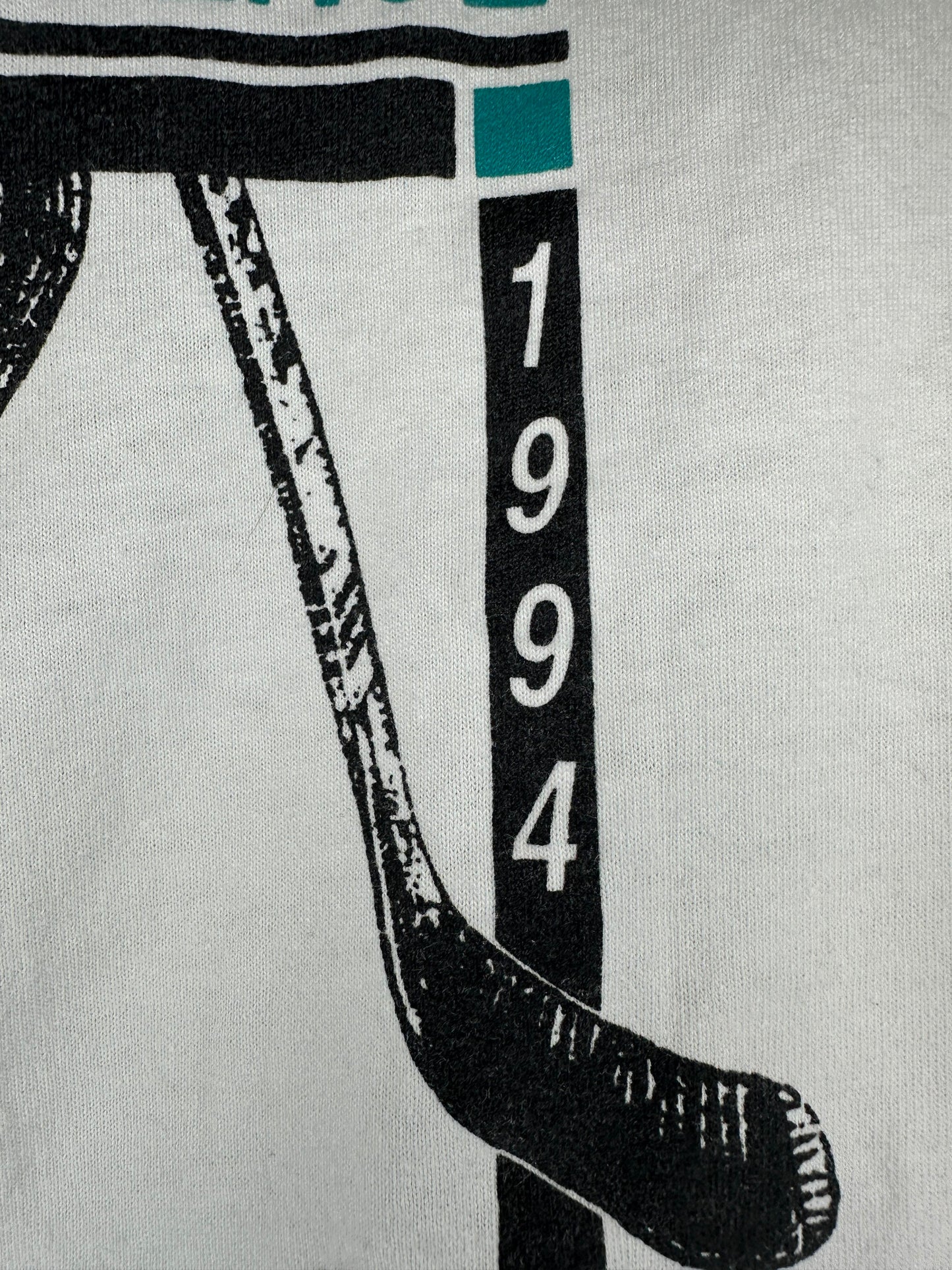 VTG x FRUIT OF THE LOOM x McAlphine Houge Goaltending School 94' Hockey Single Stitched Graphic Tee - XL