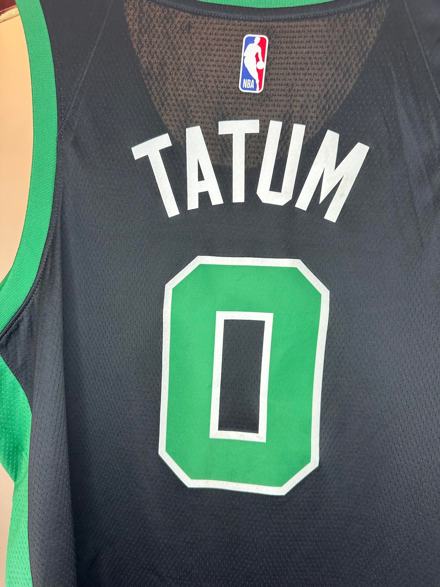 JORDAN x NBA x Boston CELTICS x Jason Tatum Black/Green Basketball Jersey - XL