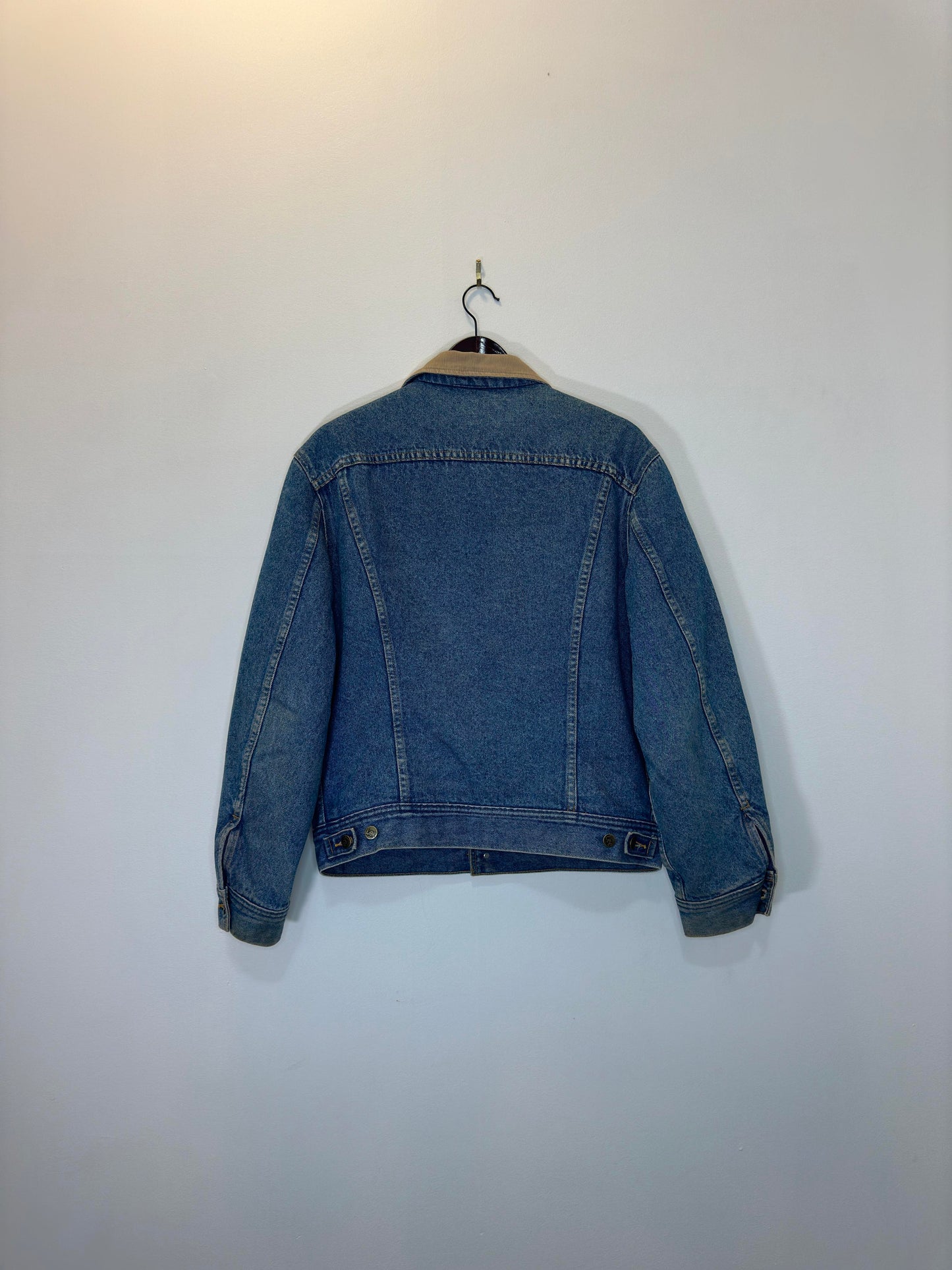 VTG x LEE x Storm Rider x Sherpa Lined Corduroy Collar Denim Jacket - 40(M/L)