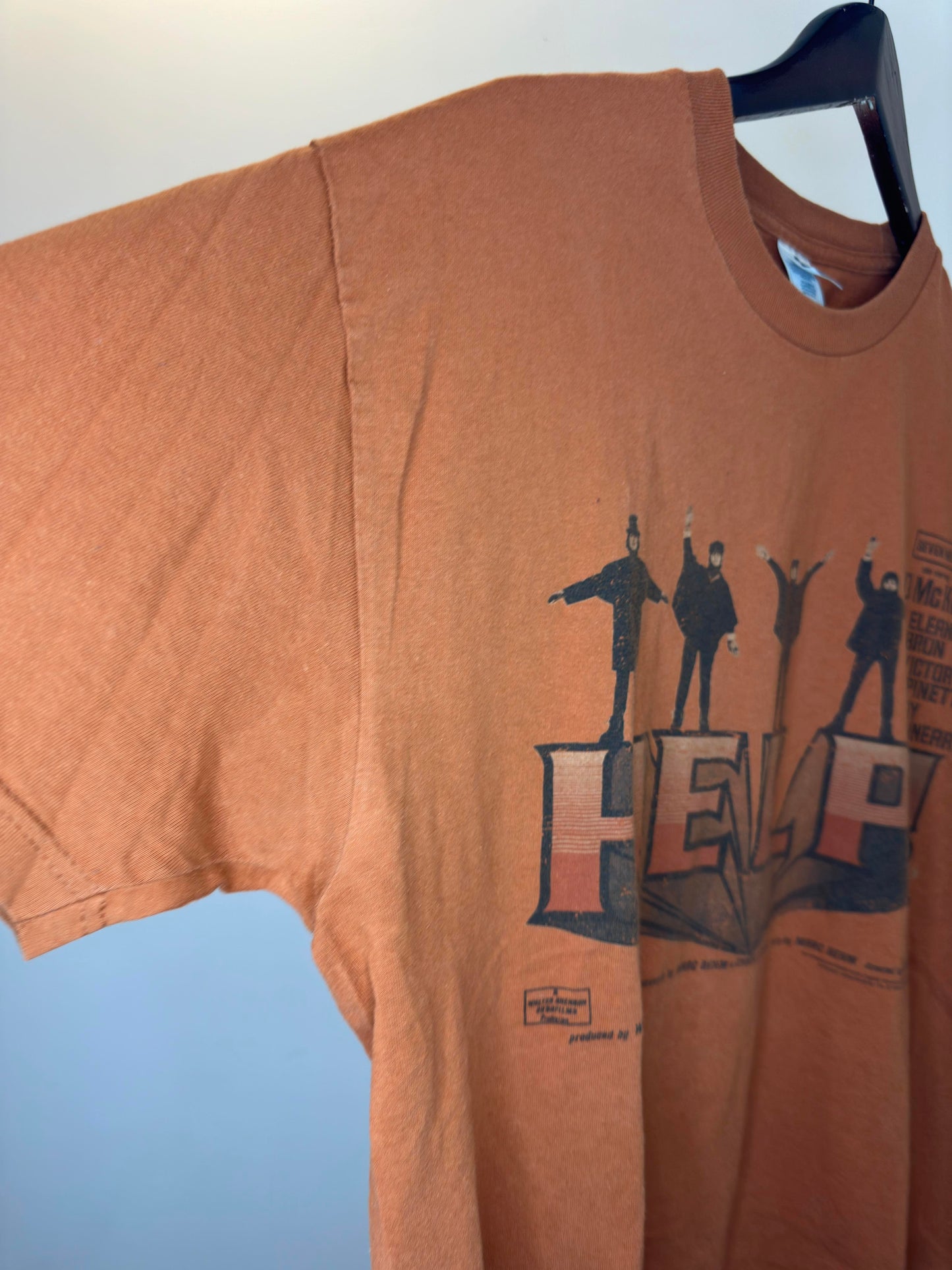 Y2K x The BEATLES x ALSTYLE x Eastman Colour x 2005 Orange "HELP!" Remastered Promo Tee - L