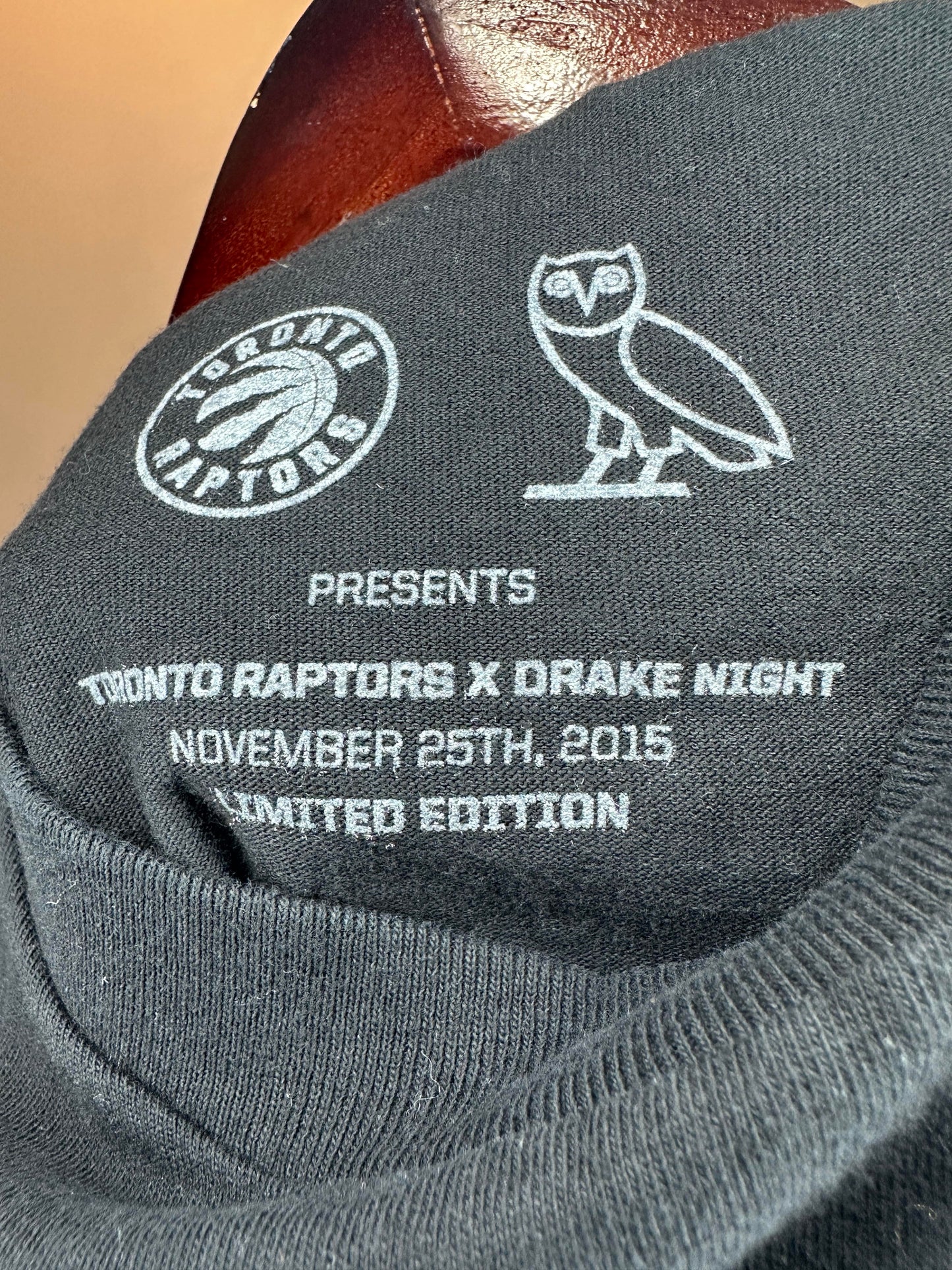 MODERN x OVO x TORONTO x RAPTORS x DRAKE Night Black Long Sleeve Graphic Tee - NO TAG (M/L)