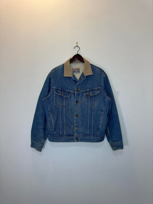 VTG x LEE x Storm Rider x Sherpa Lined Corduroy Collar Denim Jacket - 40(M/L)