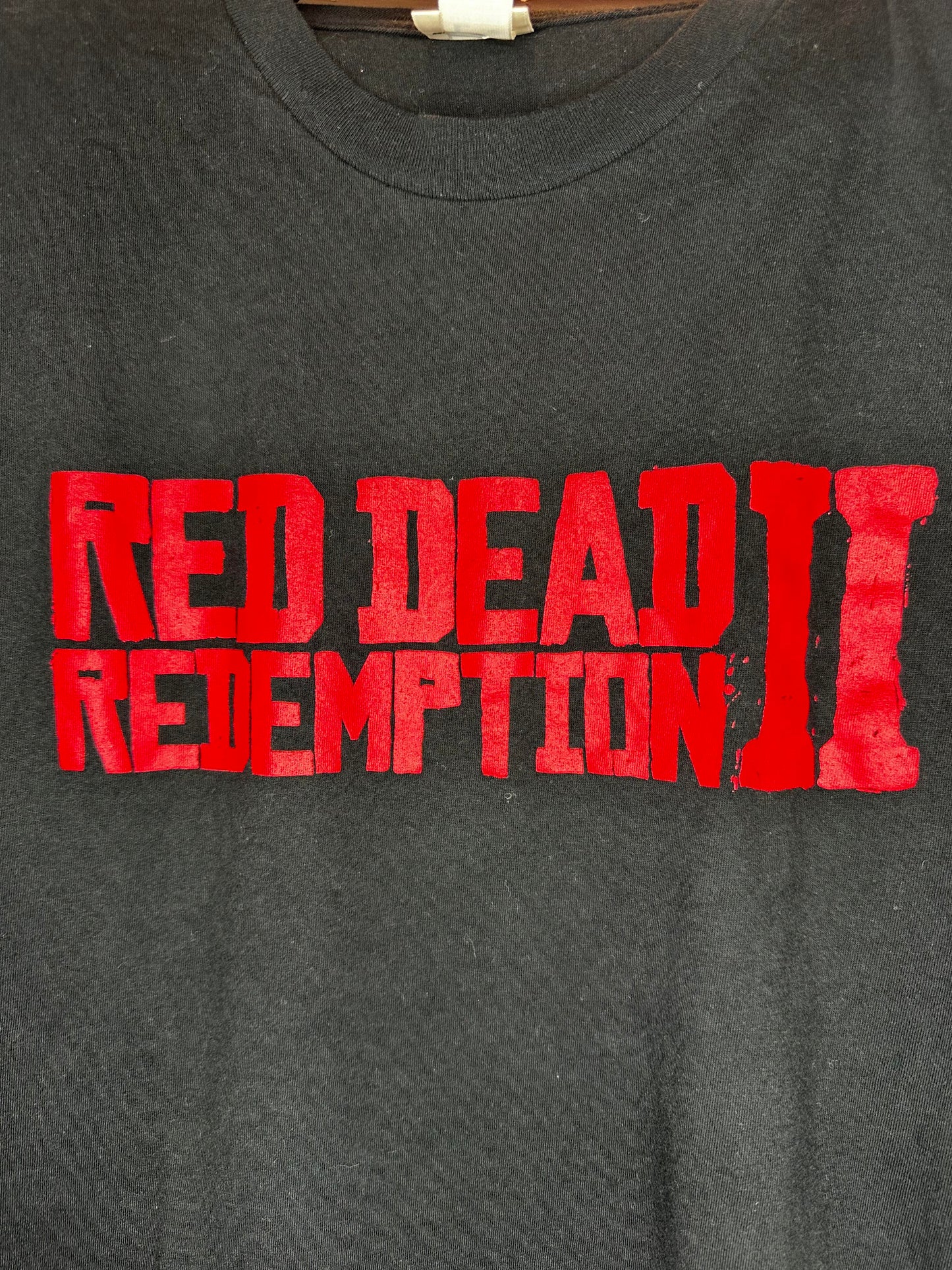 Y2K x ROCKSTAR x Red Dead Redemption 2 x Black Graphic Promo Tee - L