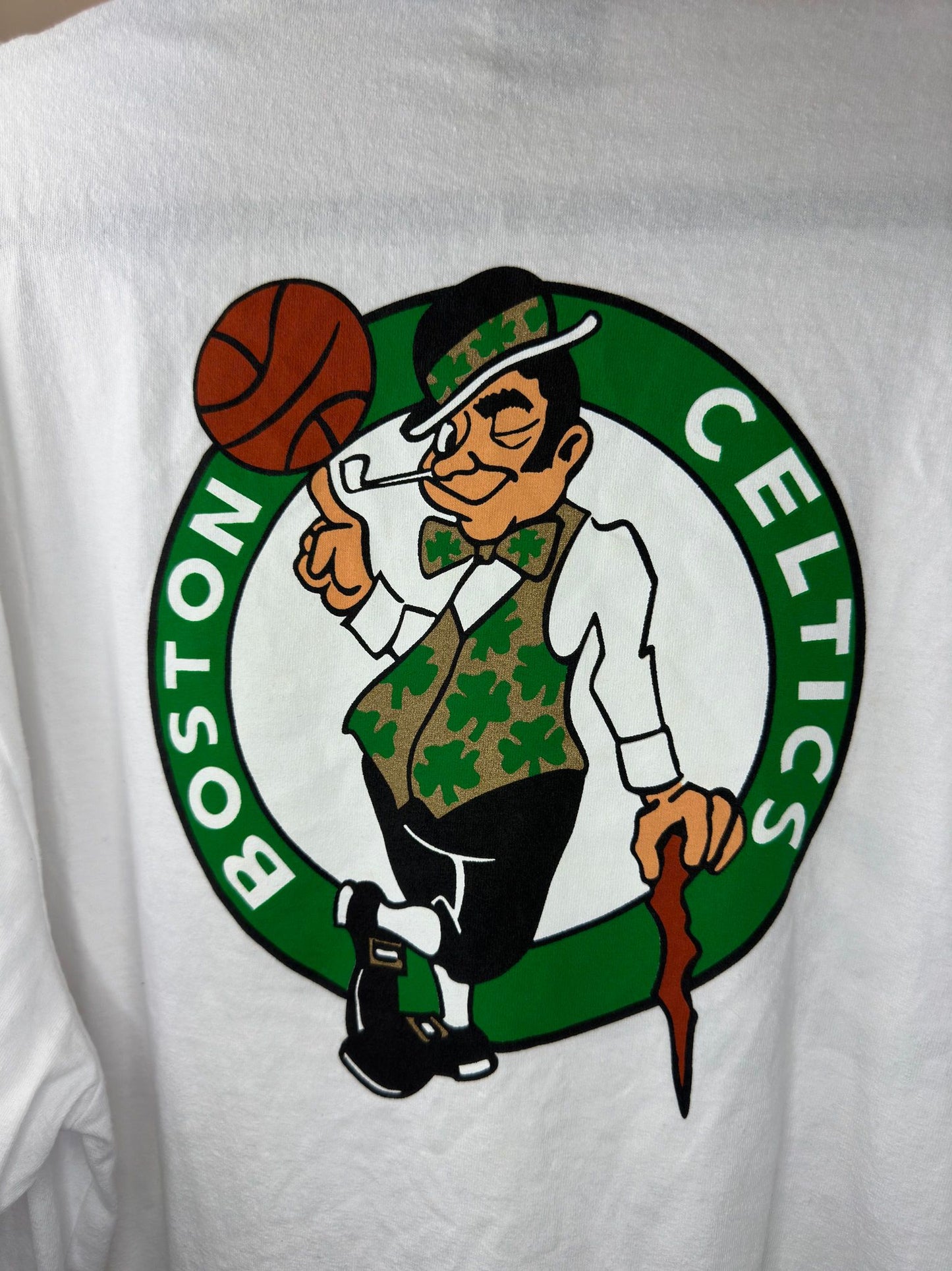 OVO x NBA x Boston Celtics x White Long Sleeve Tee - XXL