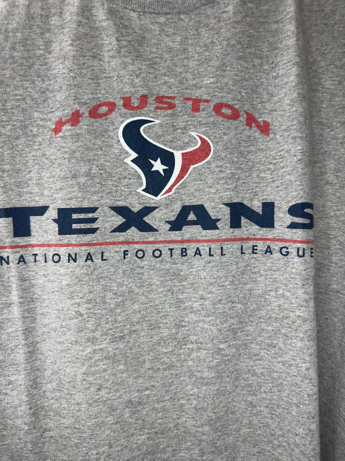 VTG x Delta x NFL x Houston Texans x Grey Graphic Tee - L