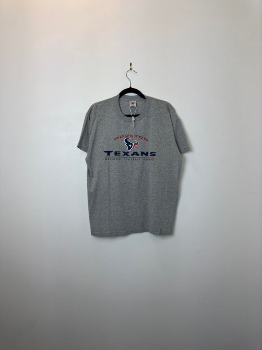 VTG x Delta x NFL x Houston Texans x Grey Graphic Tee - L