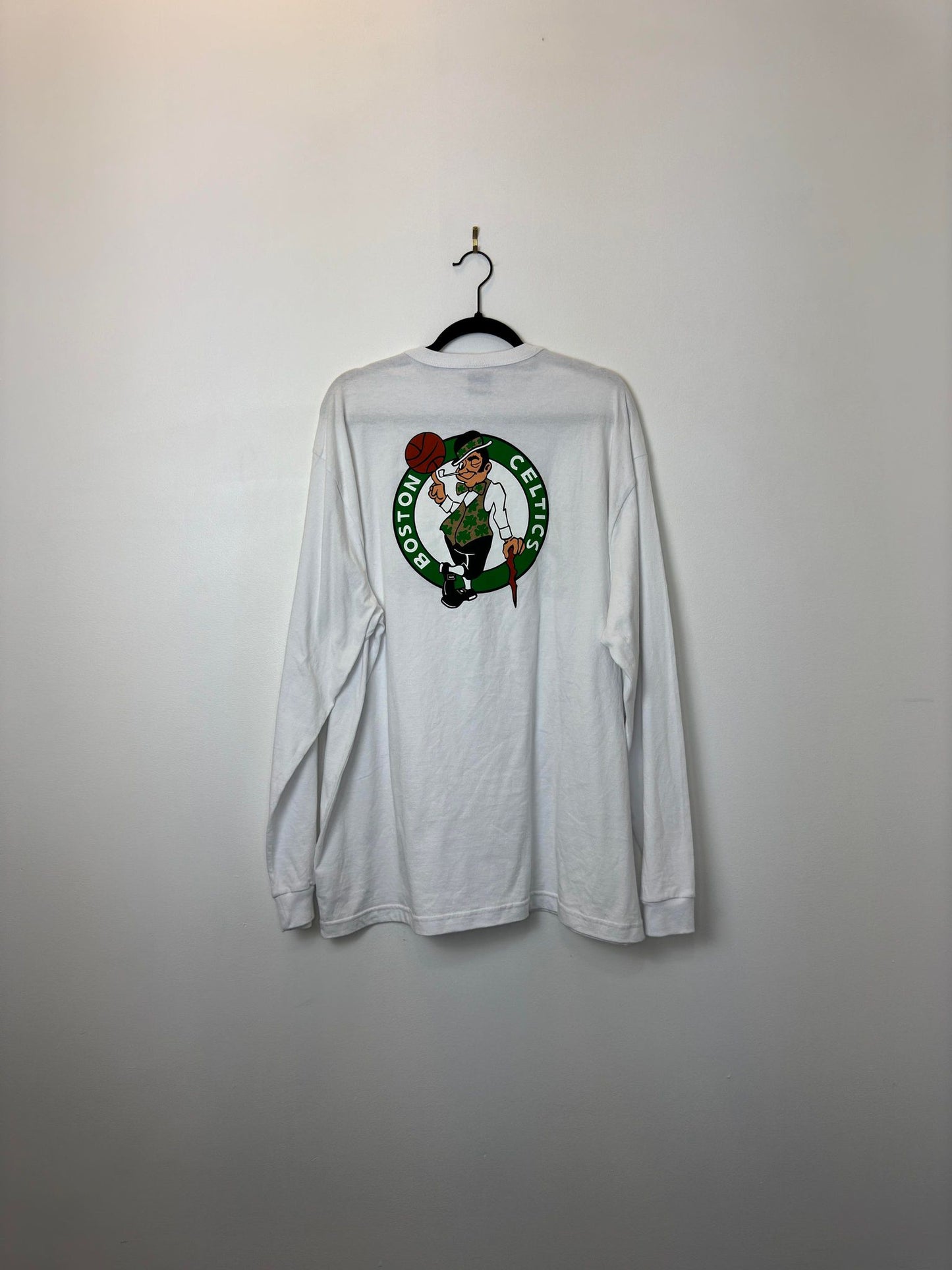 OVO x NBA x Boston Celtics x White Long Sleeve Tee - XXL