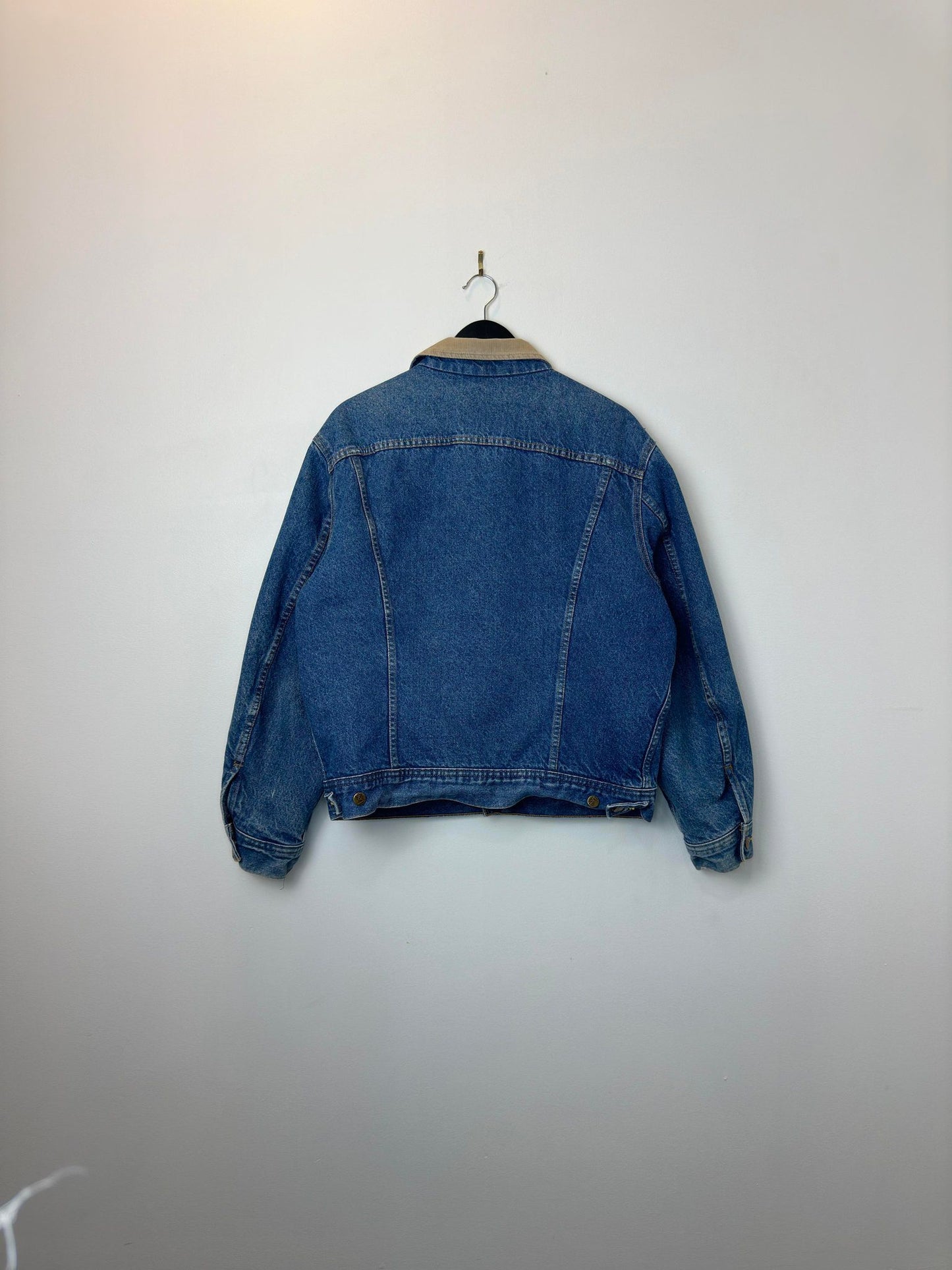 VTG x LEE x Storm Rider x Blue Denim Blanket Lined Outerwear Jacket - M