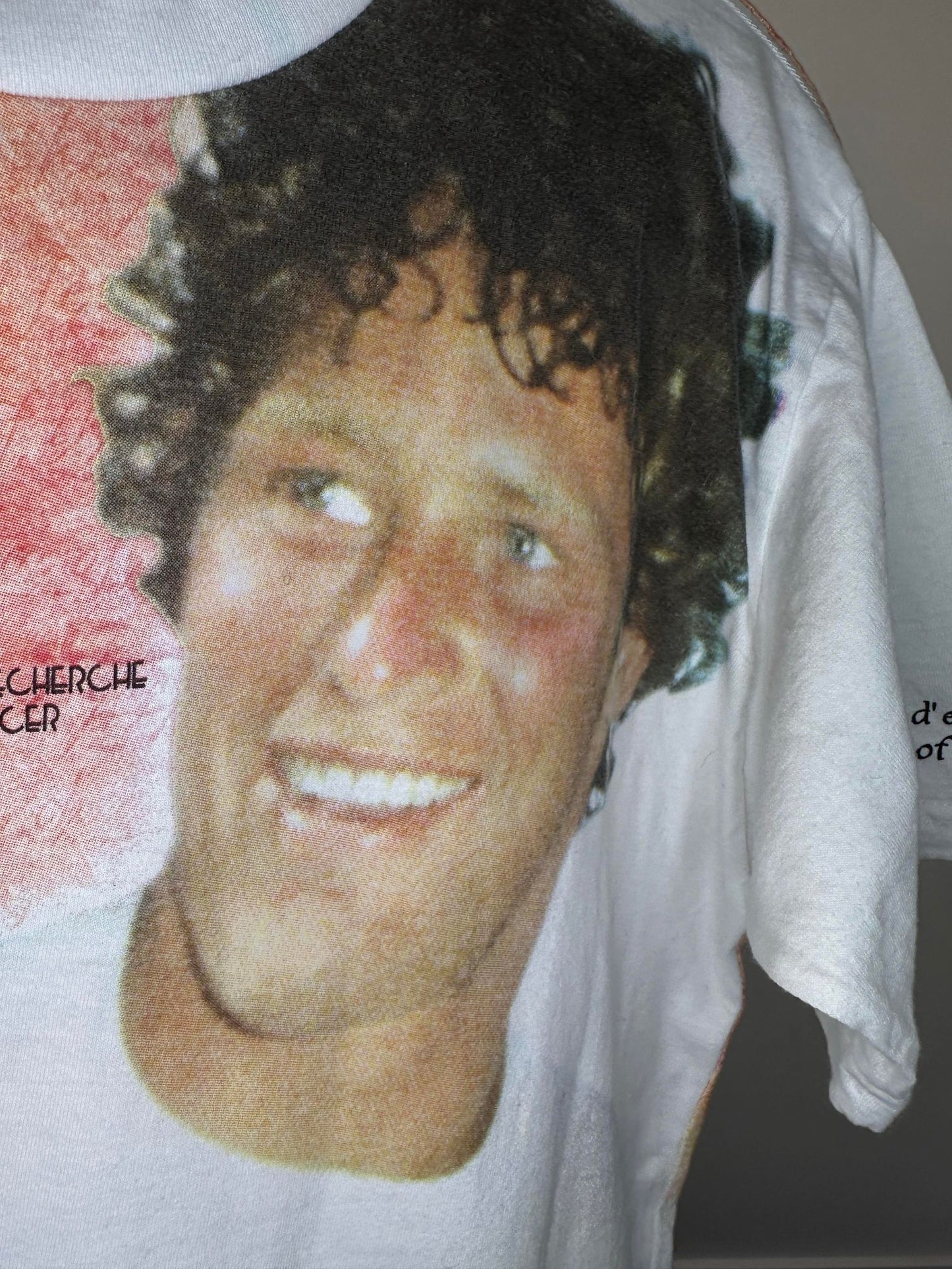 Y2K x Terry Fox Run Foundation x 25 Year Anniversary x Terry Fox x White All Over Print Tee - M