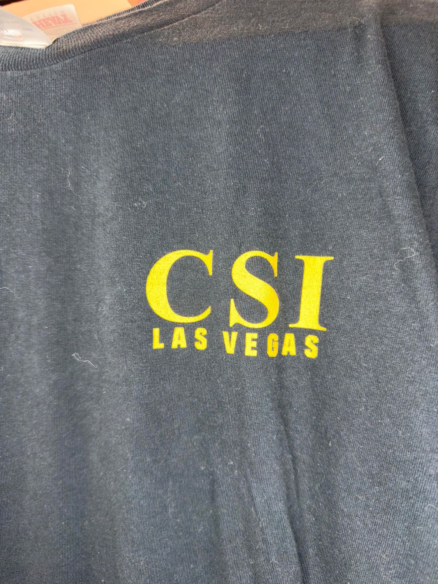 Fruit of the Loom x CSI x Crime Scene Investigator x Black Graphic Tee - L