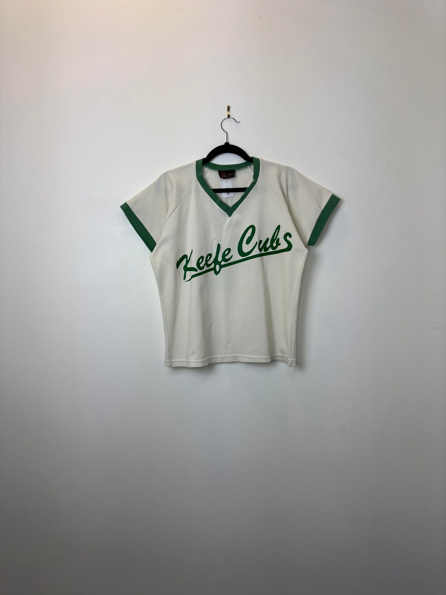 VTG x 80s x Olympic Decathlon  x Keefe Cubs  x Green Ringer Tee - M