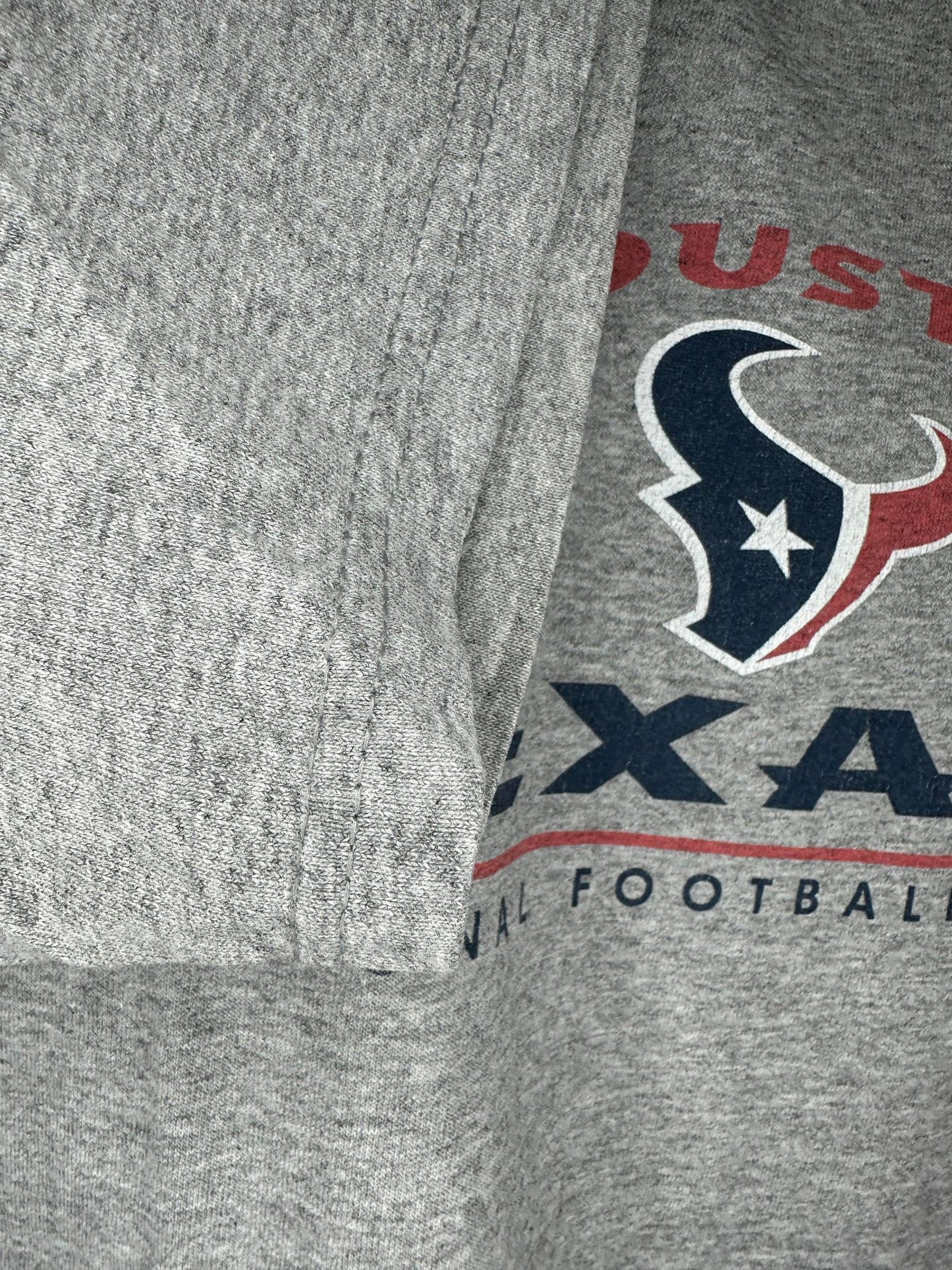 VTG x Delta x NFL x Houston Texans x Grey Graphic Tee - L