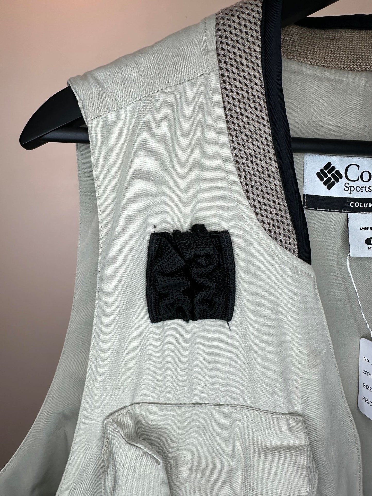 Columbia x Tan Multi Pocket Fly Fishing Outerwear Vest - L