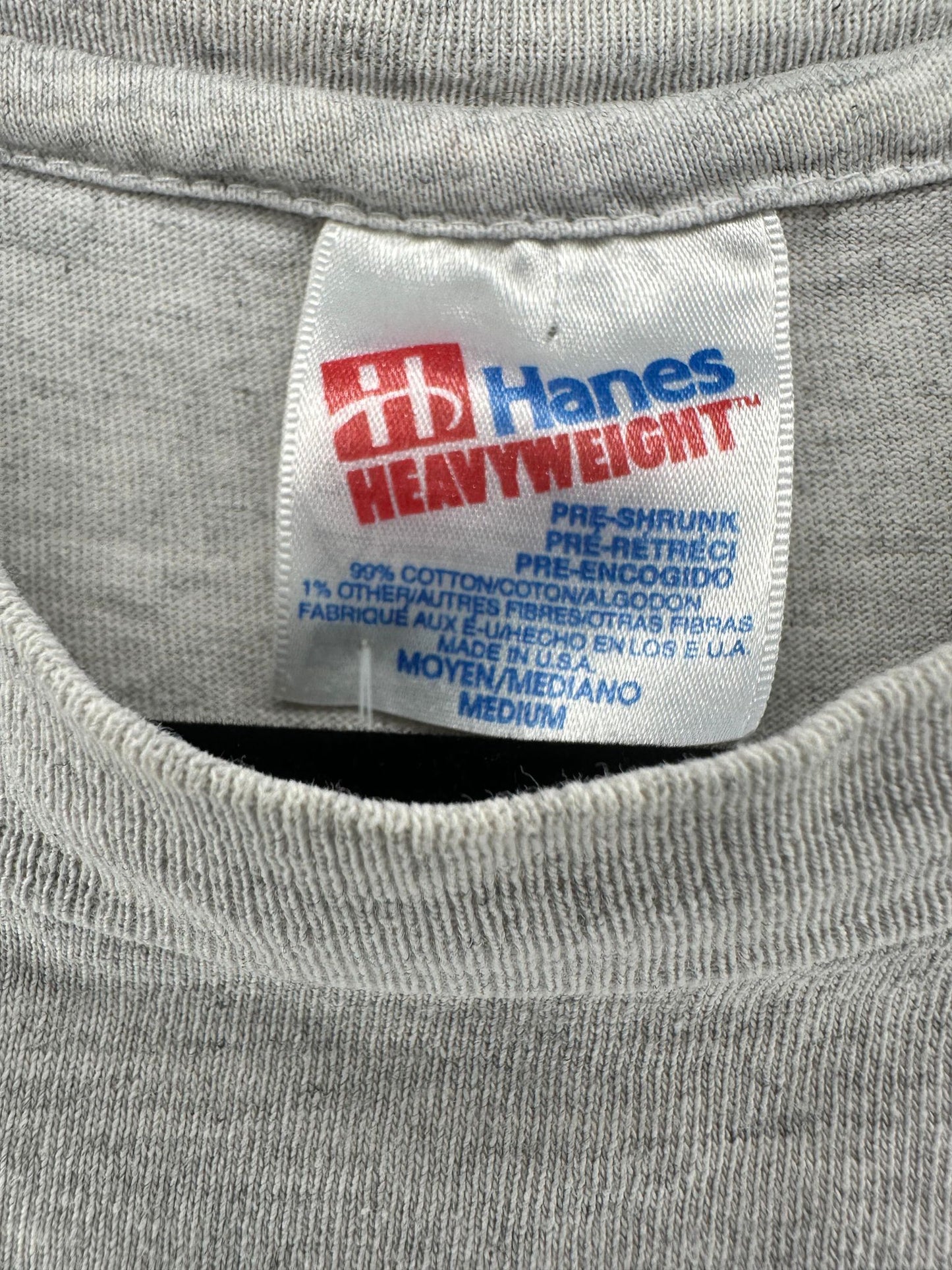 VTG x Hanes x Olympics x Canada Team x Grey Single Stitched Graphic Tee - M