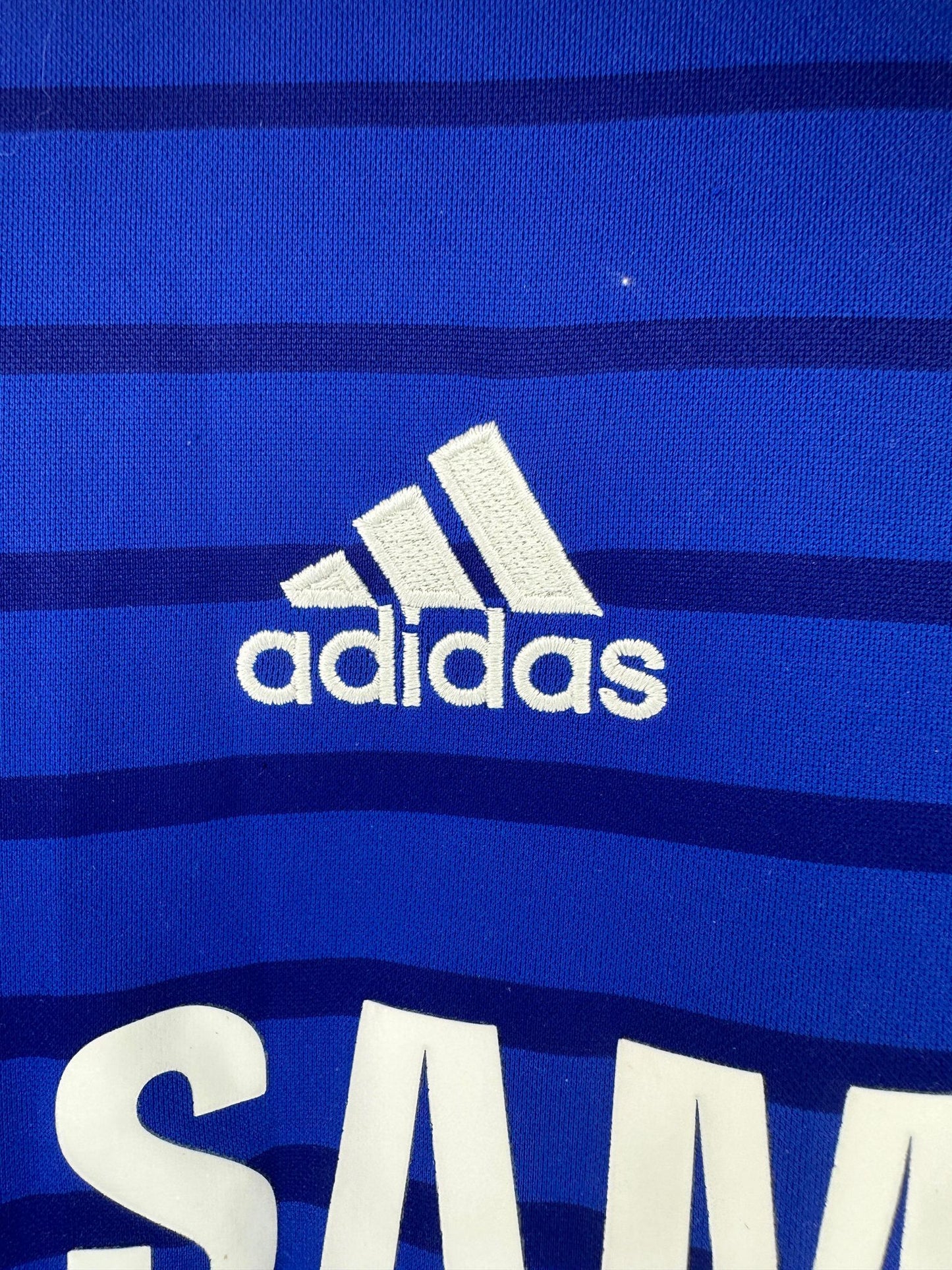 Adidas x Chelsea FC x Samsung x Blue Stripe Soccer Football Kit Jersey - S