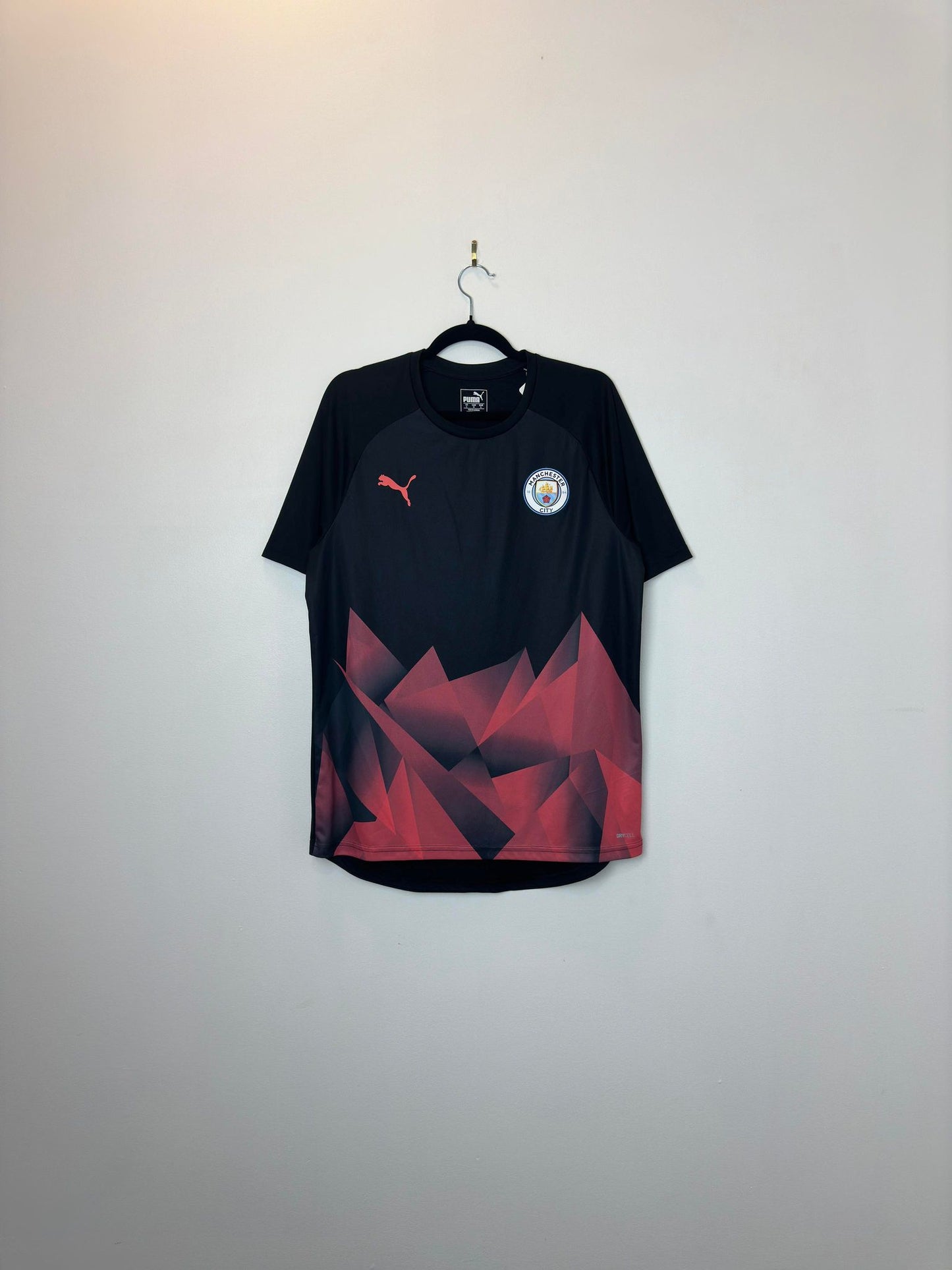 Puma x Manchester City x Black Red Soccer Football Kit Jersey - L