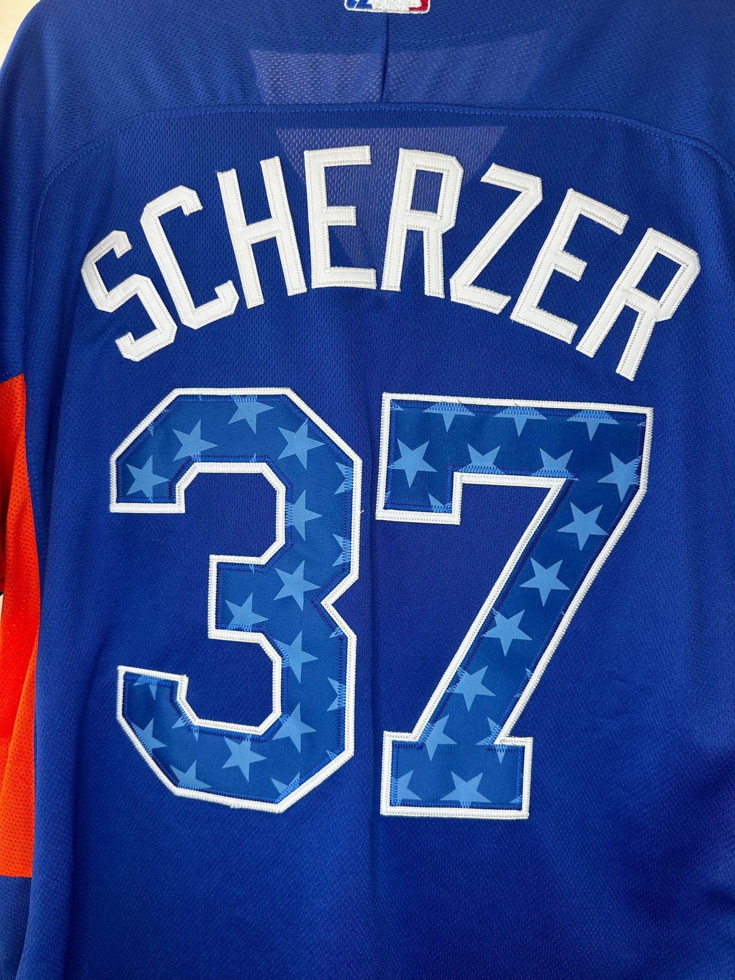 Majestic x MLB x 2013 All Star Game x Max Scherzer x American Blue Baseball Jersey - 50 (L/XL)