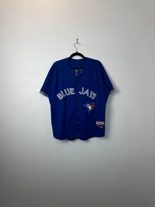 VTG x Majestic x MLB x Toronto Blue Jays x Jose Reyes x Blue Baseball Jersey - 50 (L/XL)