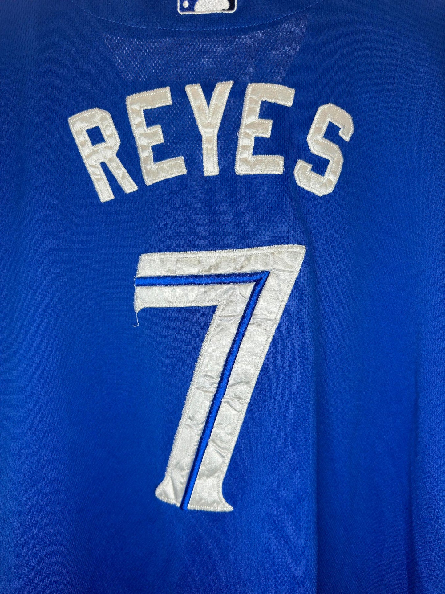 VTG x Majestic x MLB x Toronto Blue Jays x Jose Reyes x Blue Baseball Jersey - 50 (L/XL)