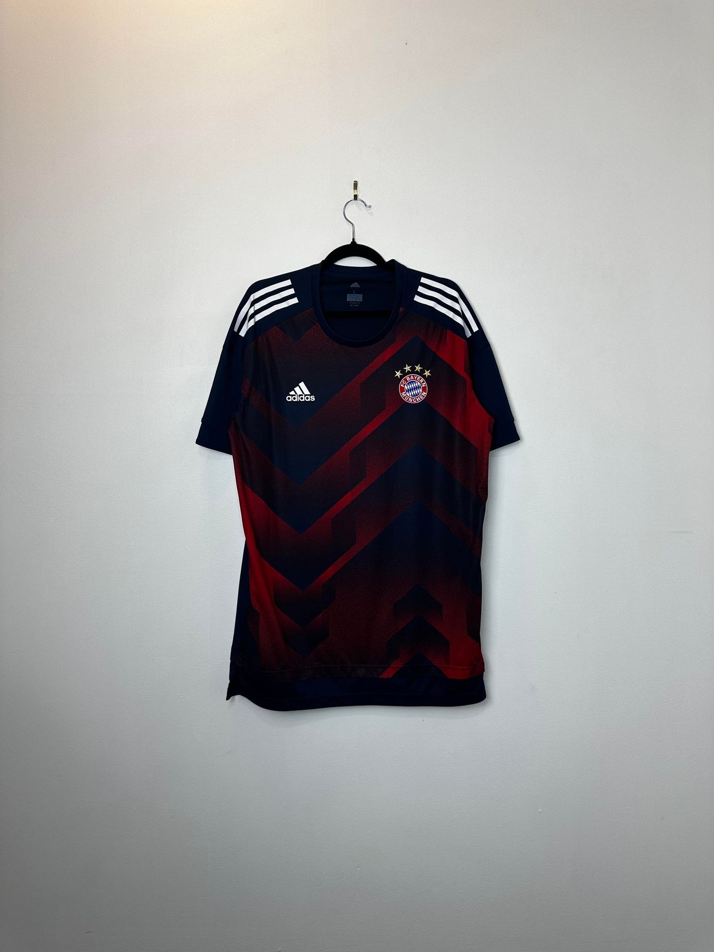 Adidas x FC Bayern Munich x Navy Red Soccer Football Kit Jersey - L