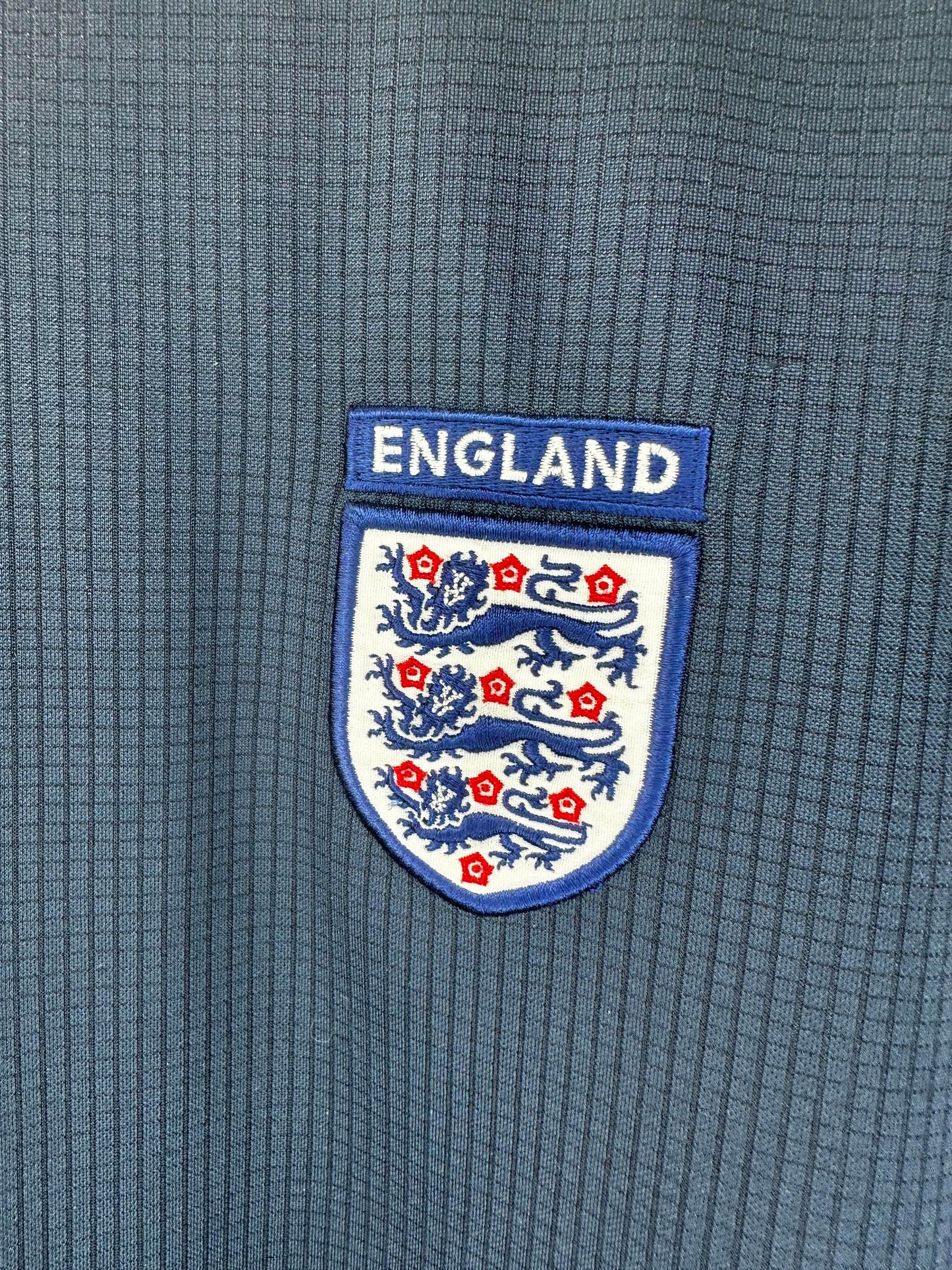 Umbro x England x Navy Soccer Football Kit Jersey - L (Faded Tag)