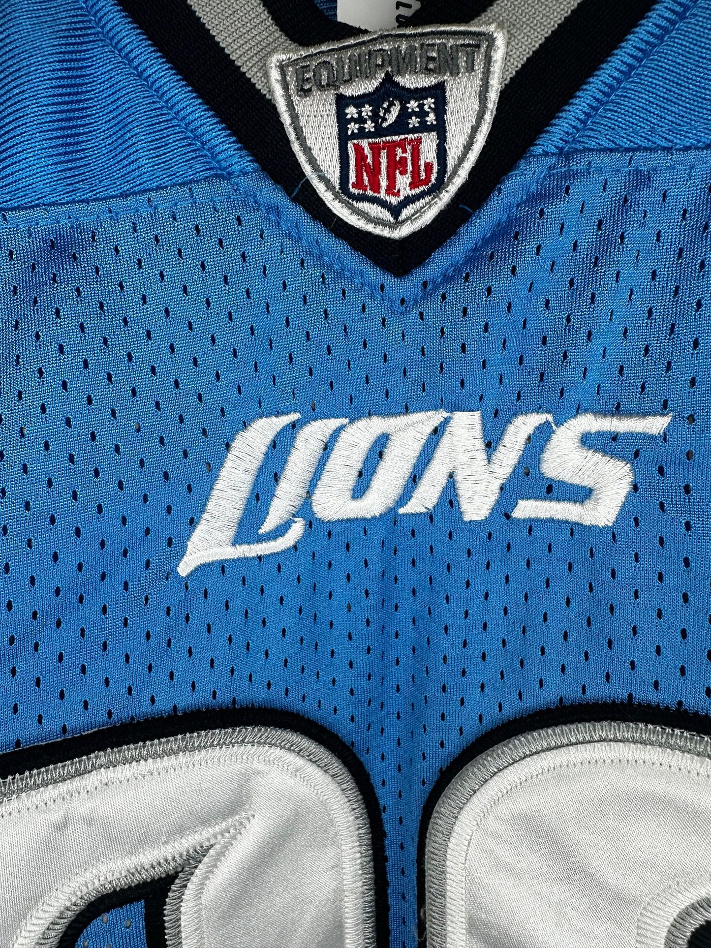 VTG x Reebok x NFL x Detroit Lions x Ndamukong Suh x Light Blue Football Jersey - 50 (L/XL)