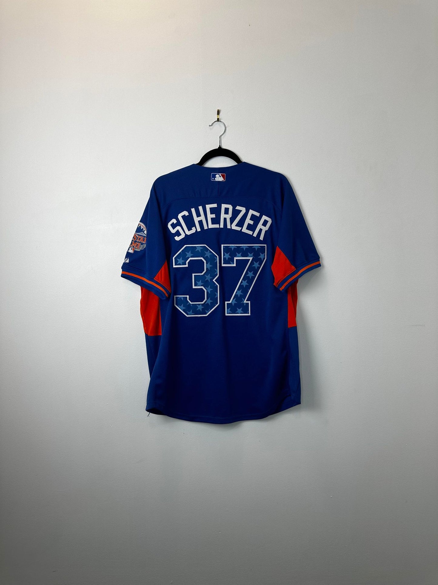 Majestic x MLB x 2013 All Star Game x Max Scherzer x American Blue Baseball Jersey - 50 (L/XL)