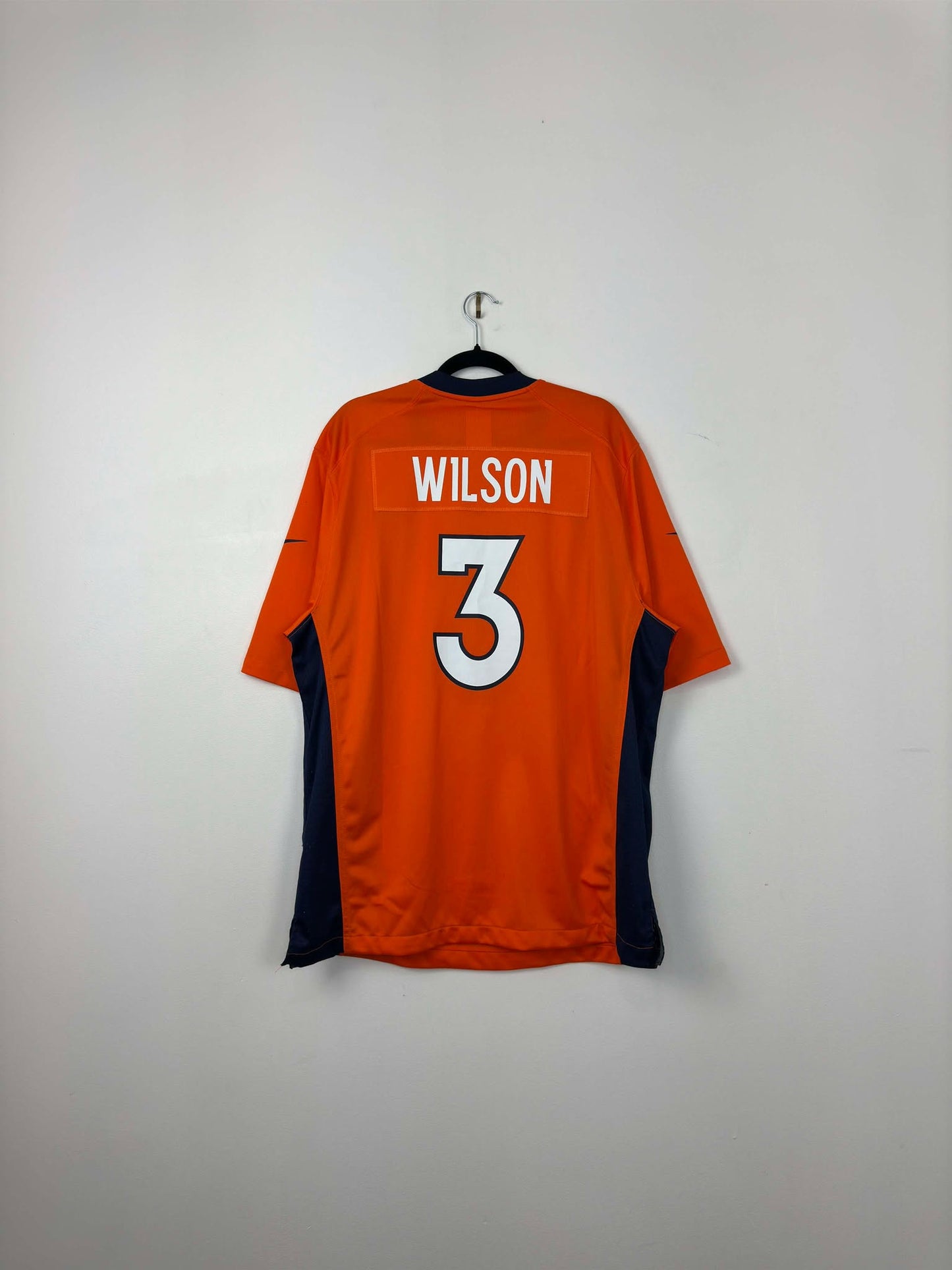 BNWT x Nike x NFL x Denver Broncos x Russell Wilson x Orange Football Jersey - XL