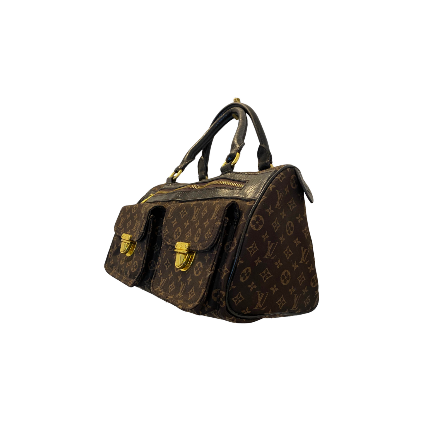 VTG x BOOT x Louis Vuitton x Brown Monogram Purse Handbag - OS