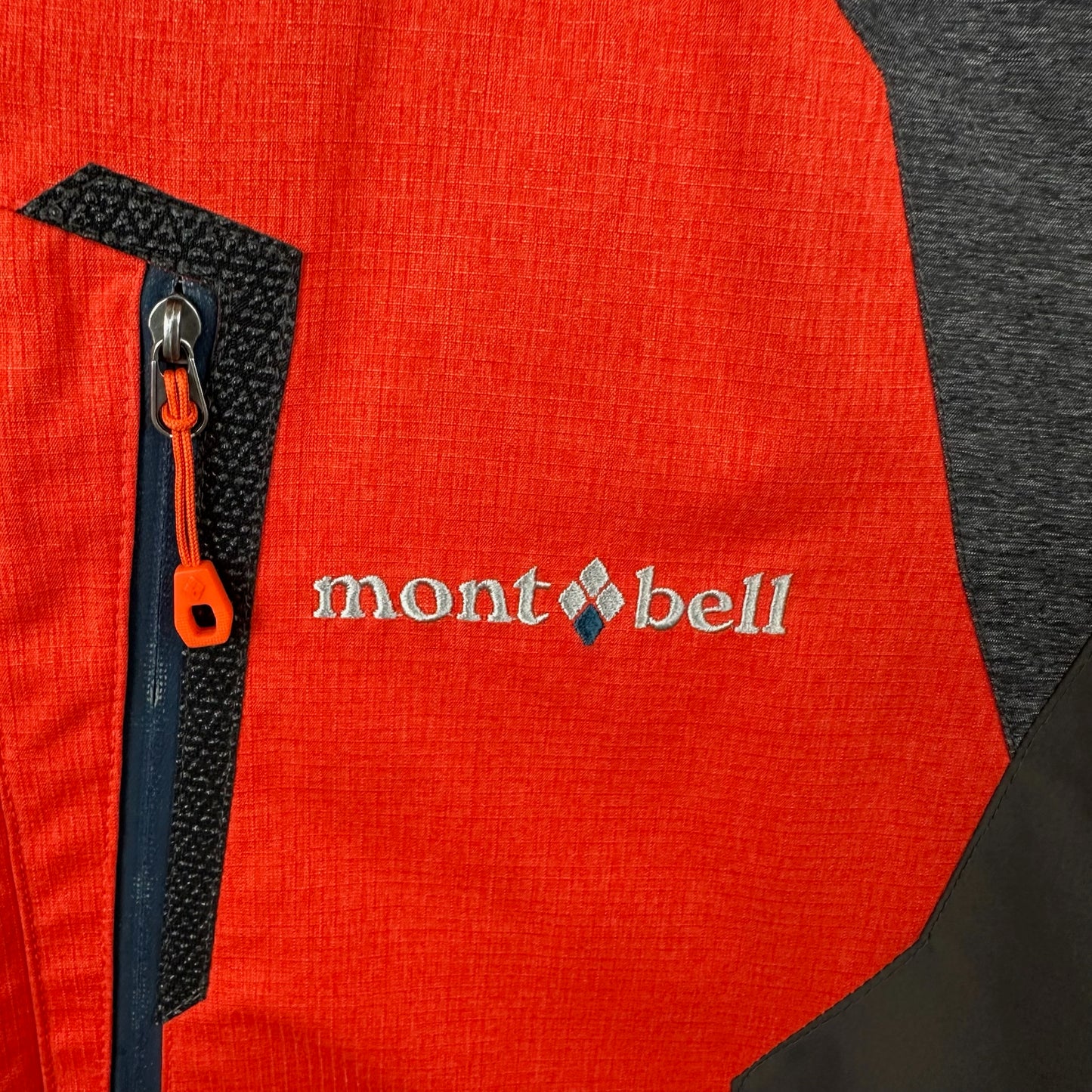 Mont-Bell Orange Waterproof Shell Jacket