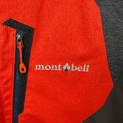 Mont-Bell Orange Waterproof Shell Jacket