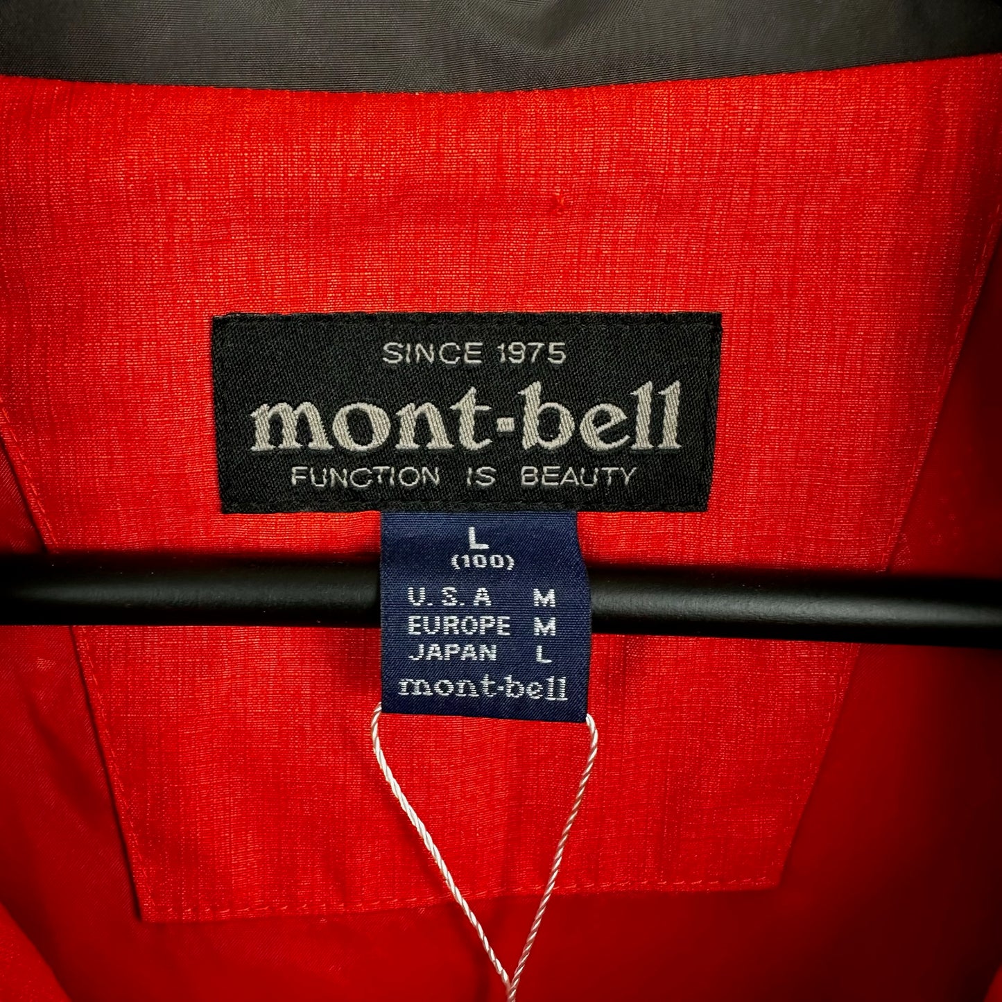 Mont-Bell Orange Waterproof Shell Jacket