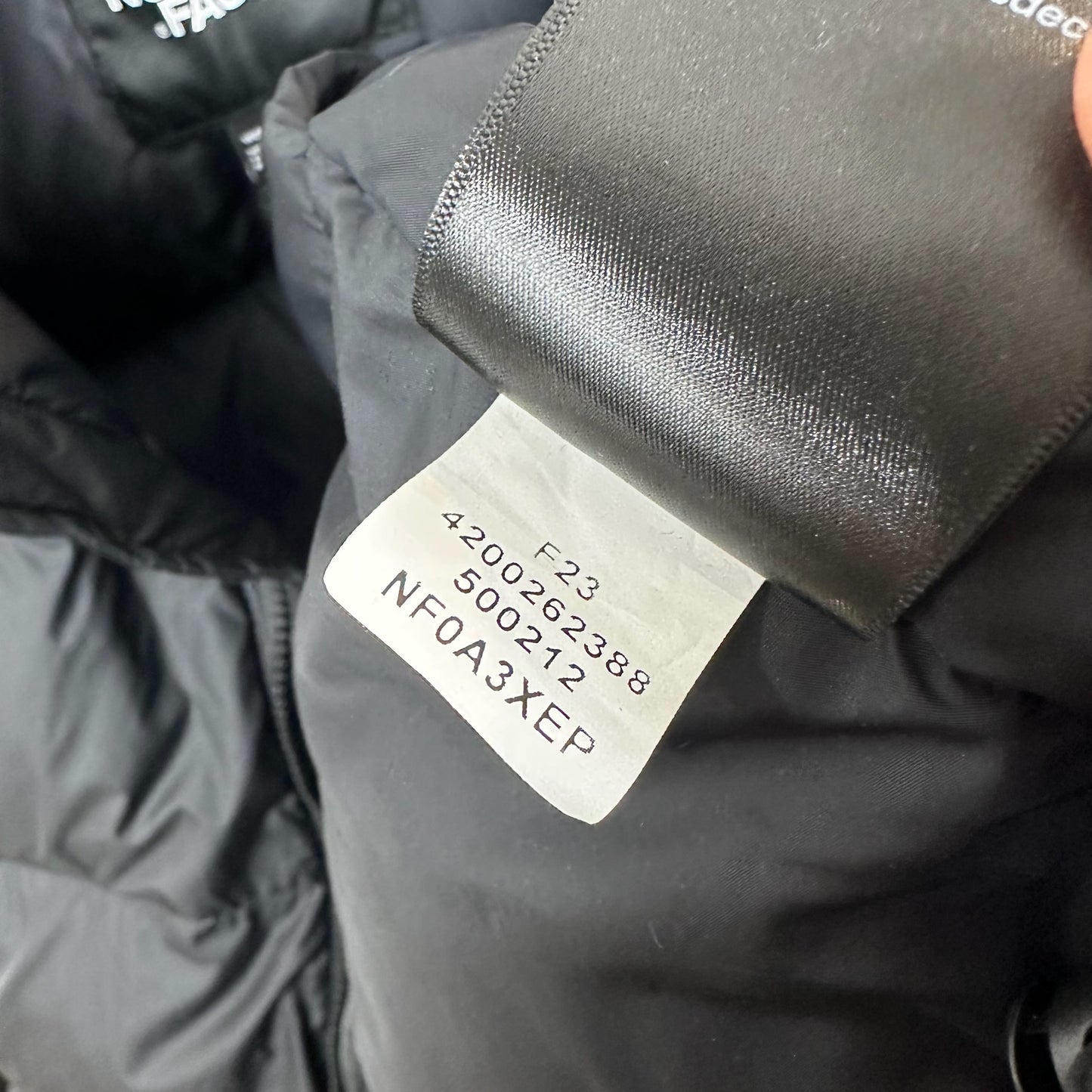 The North Face Black Puffer Vest 700