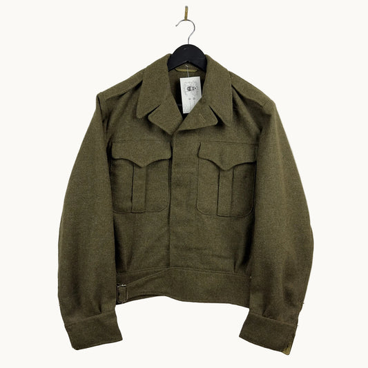 1950's Canadian Army Battle Dress Master Craft Uniform Olive Green Jacket