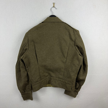 1950's Canadian Army Battle Dress Master Craft Uniform Olive Green Jacket