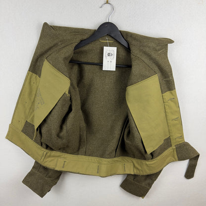 1950's Canadian Army Battle Dress Master Craft Uniform Olive Green Jacket