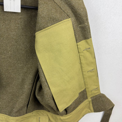 1950's Canadian Army Battle Dress Master Craft Uniform Olive Green Jacket